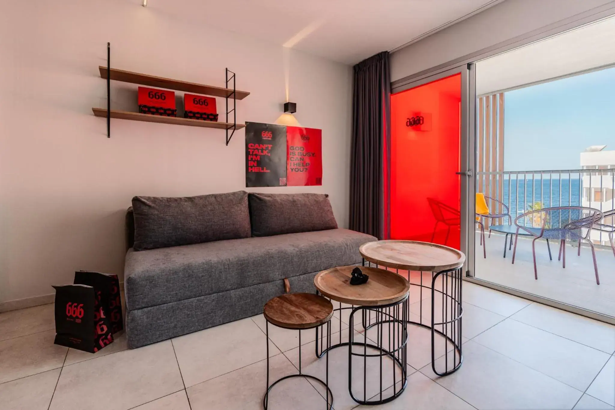 Living room in Ryans Ibiza Apartments - Only Adults Living room in Ryans Ibiza Apartments - Only Adults