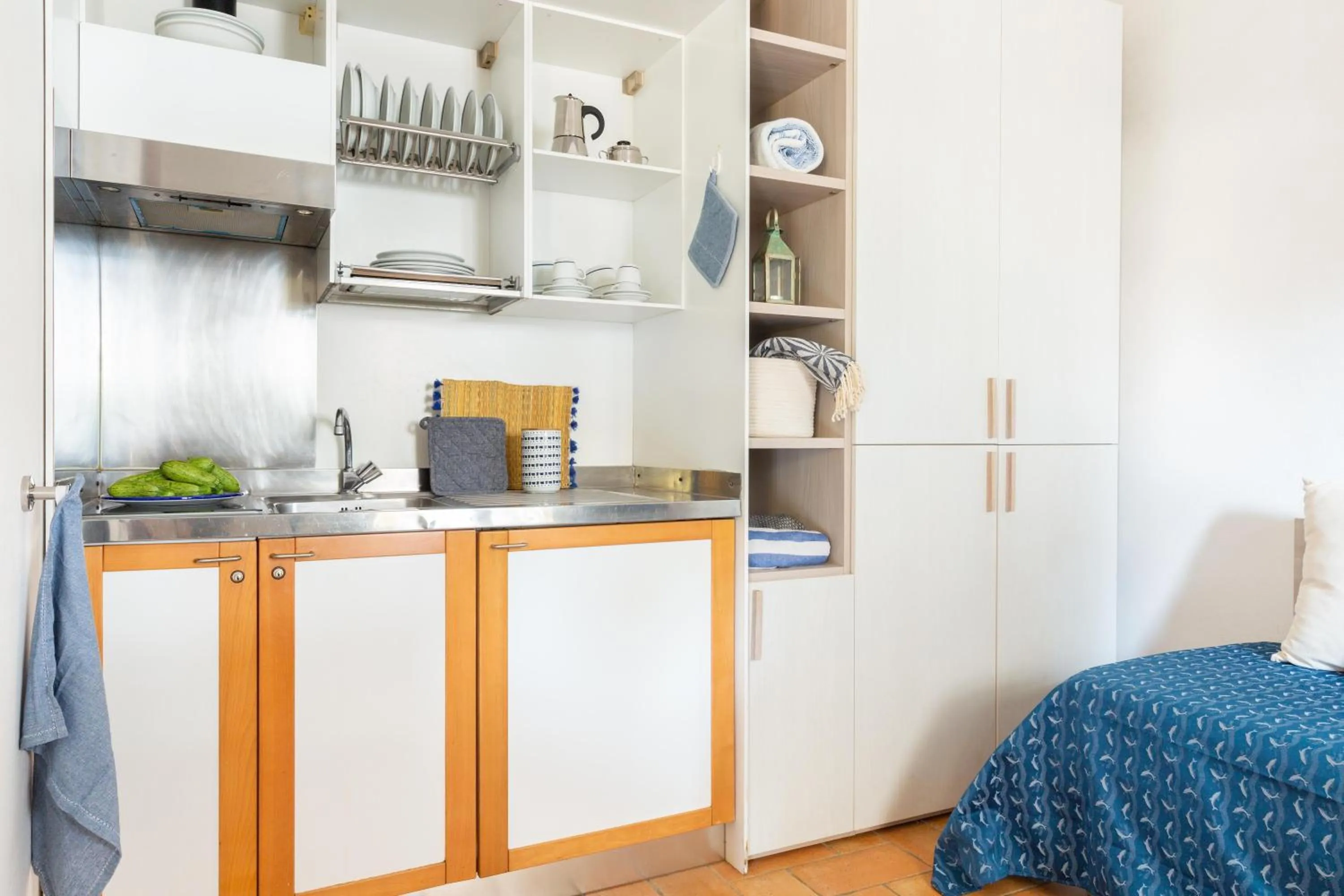 Kitchen or kitchenette, Bed in Gitavillage Argentario