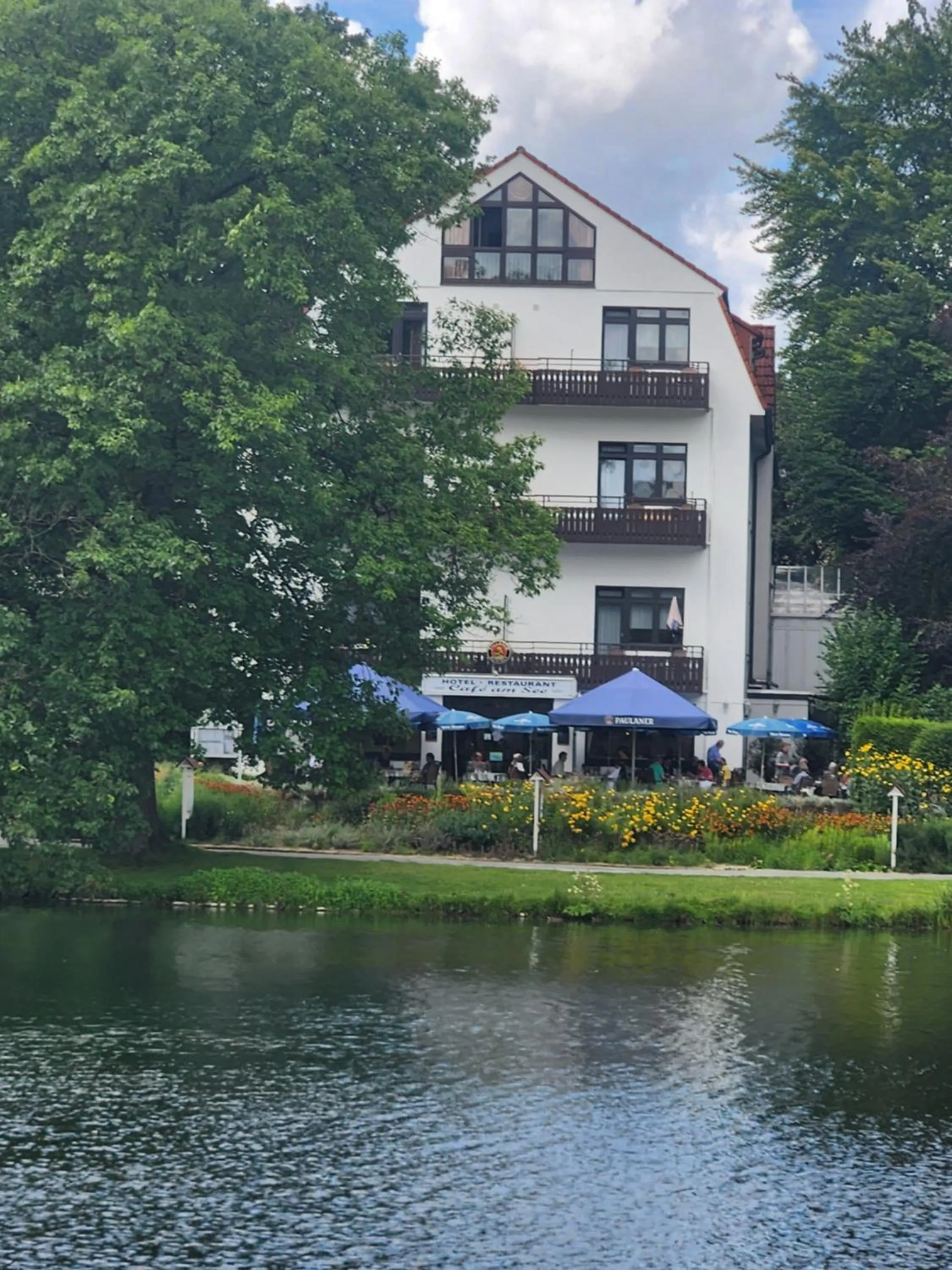 Property building in Hotel Haus am See