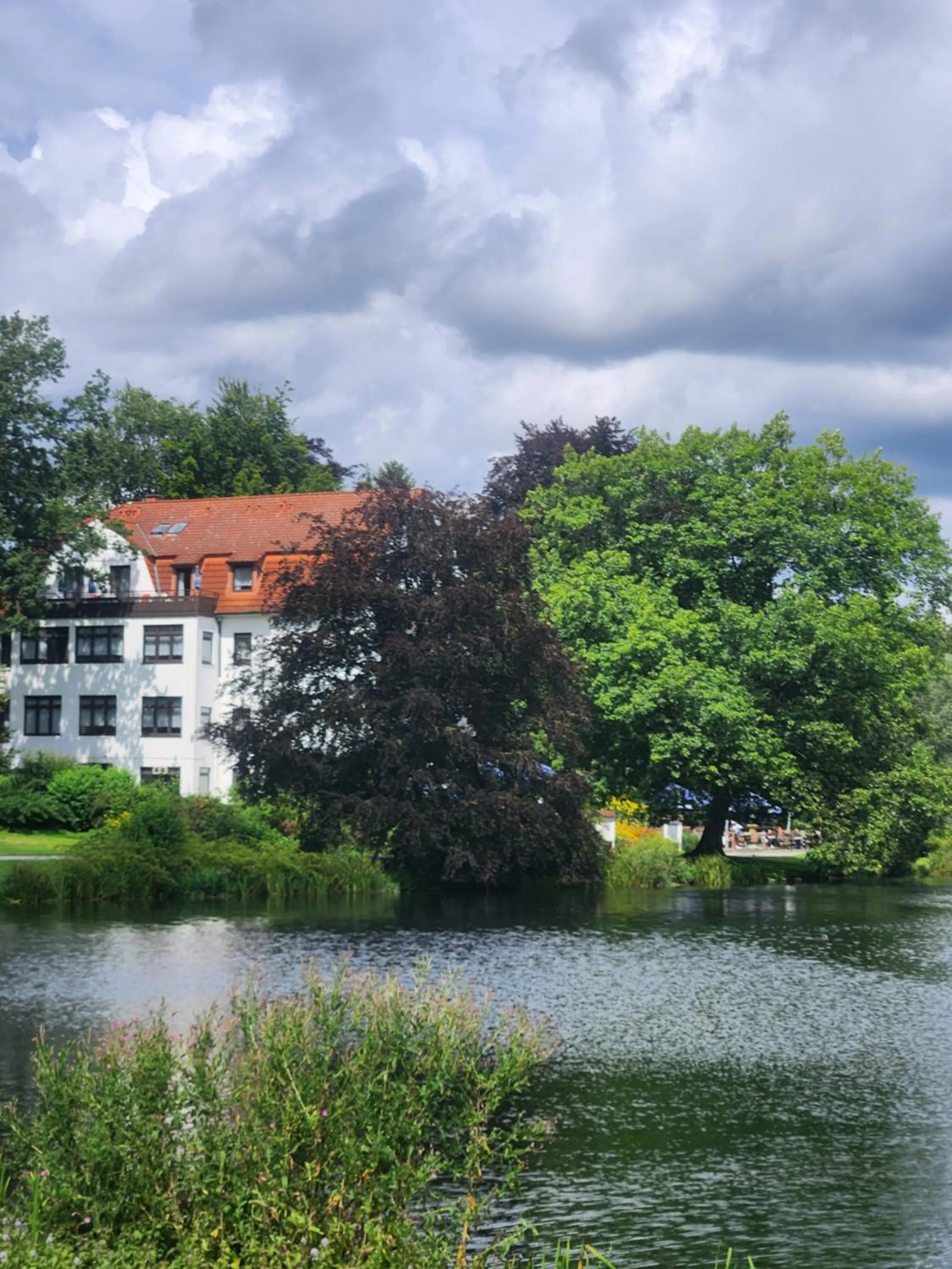 Lake view in Hotel Haus am See