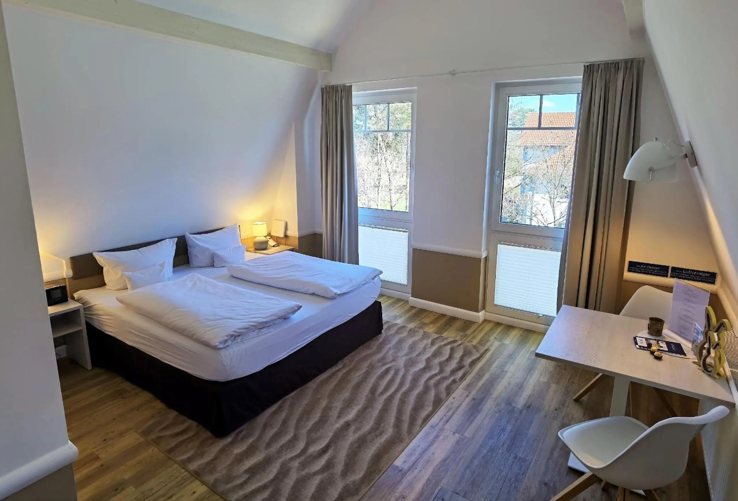 Bed in Victoria Suites