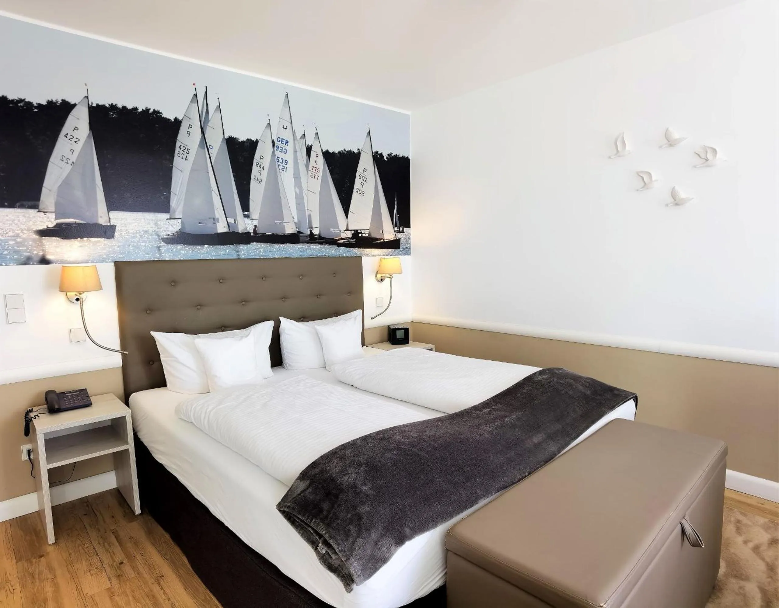 Bed in Victoria Suites