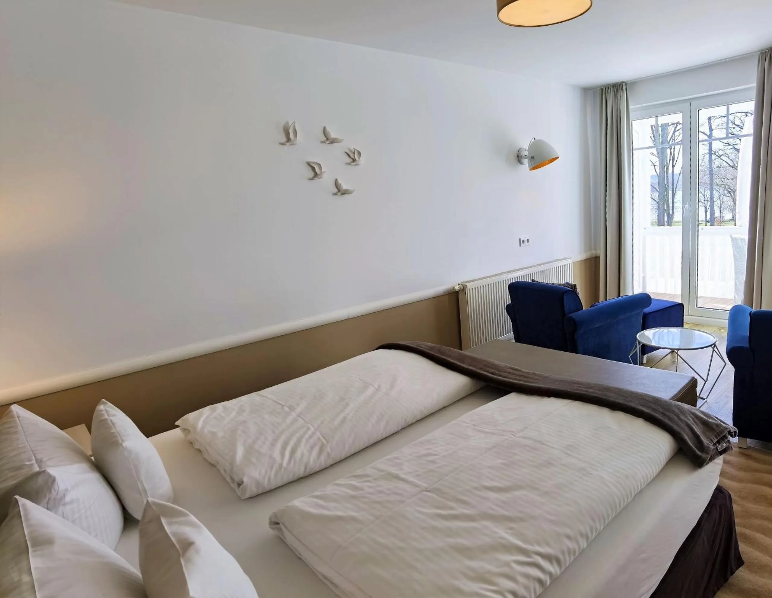 Bed in Victoria Suites