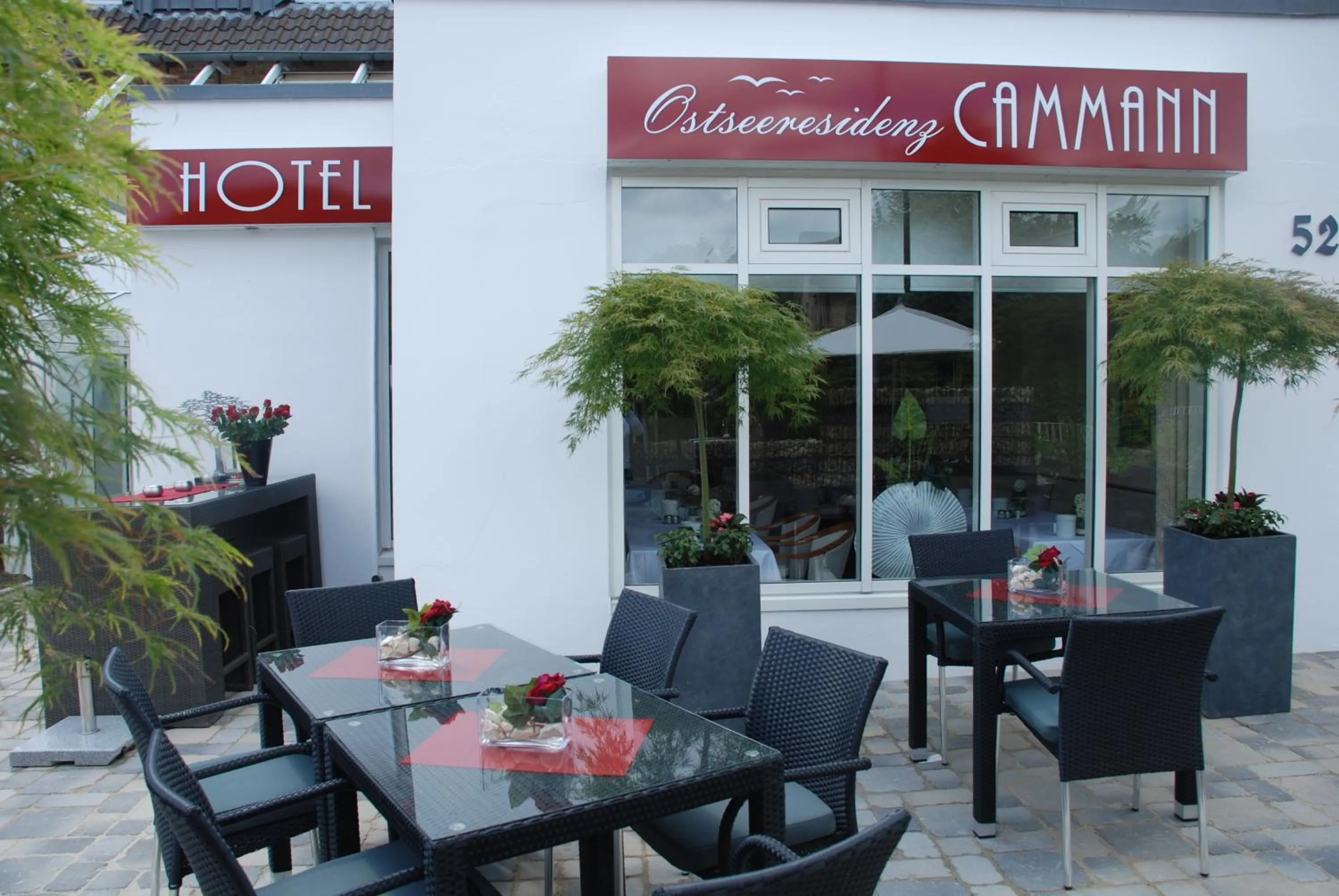 Patio in Hotel Ostseeresidenz Cammann Grömitz