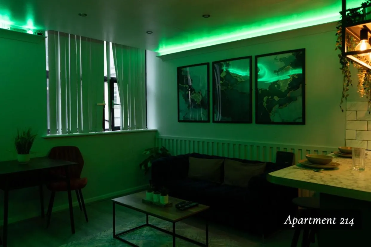 Living room in The Opulence Bradford