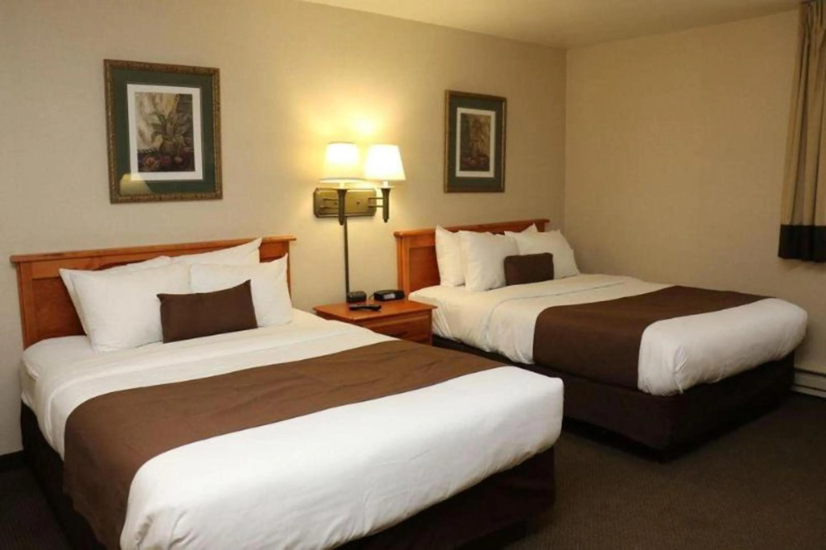 Bedroom, Bed in Studio 6 - Minot, ND