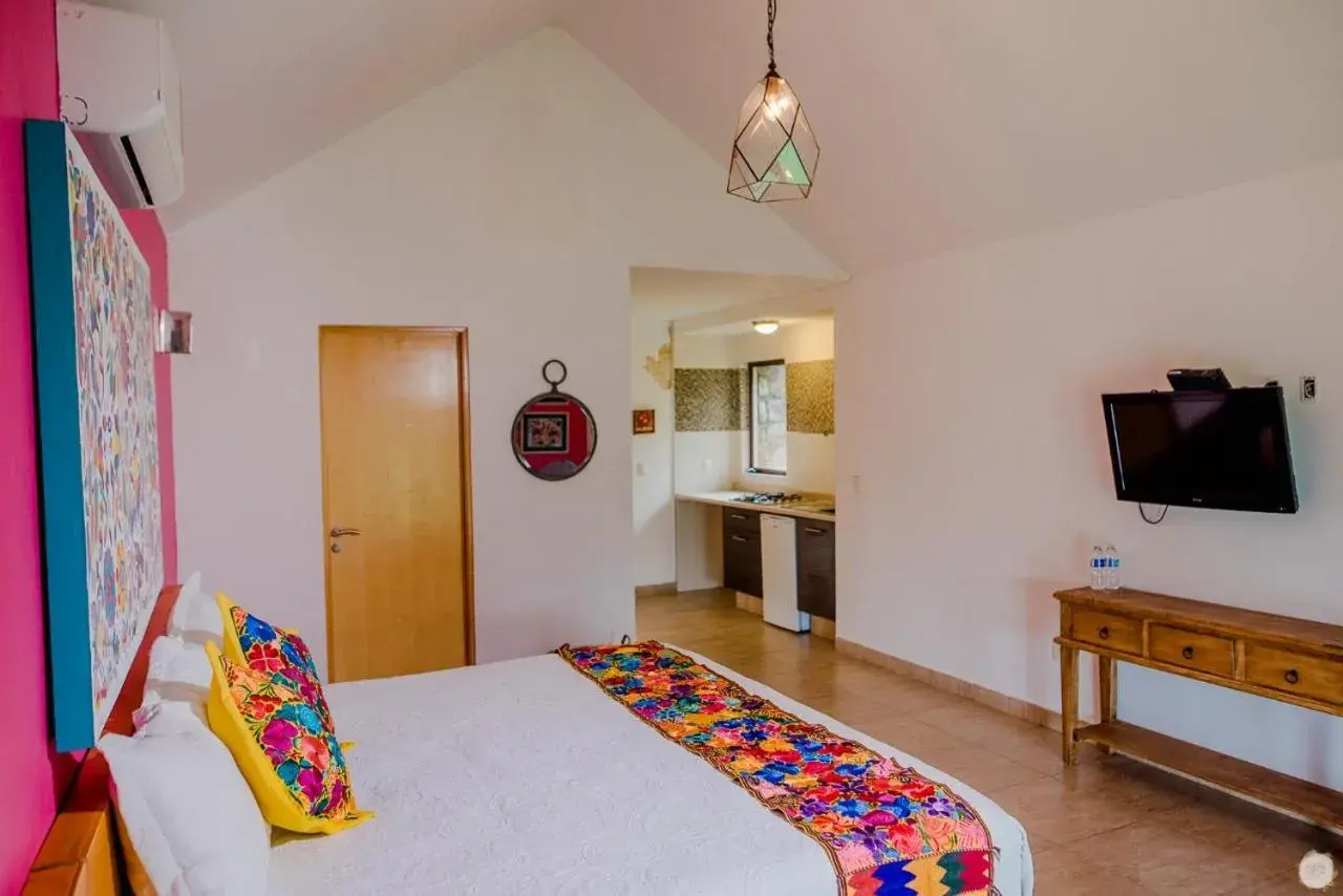 Deluxe Double Room with Two Double Beds in Hotel y Villas Los Pirules by Rotamundos Deluxe Double Room with Two Double Beds in Hotel y Villas Los Pirules by Rotamundos