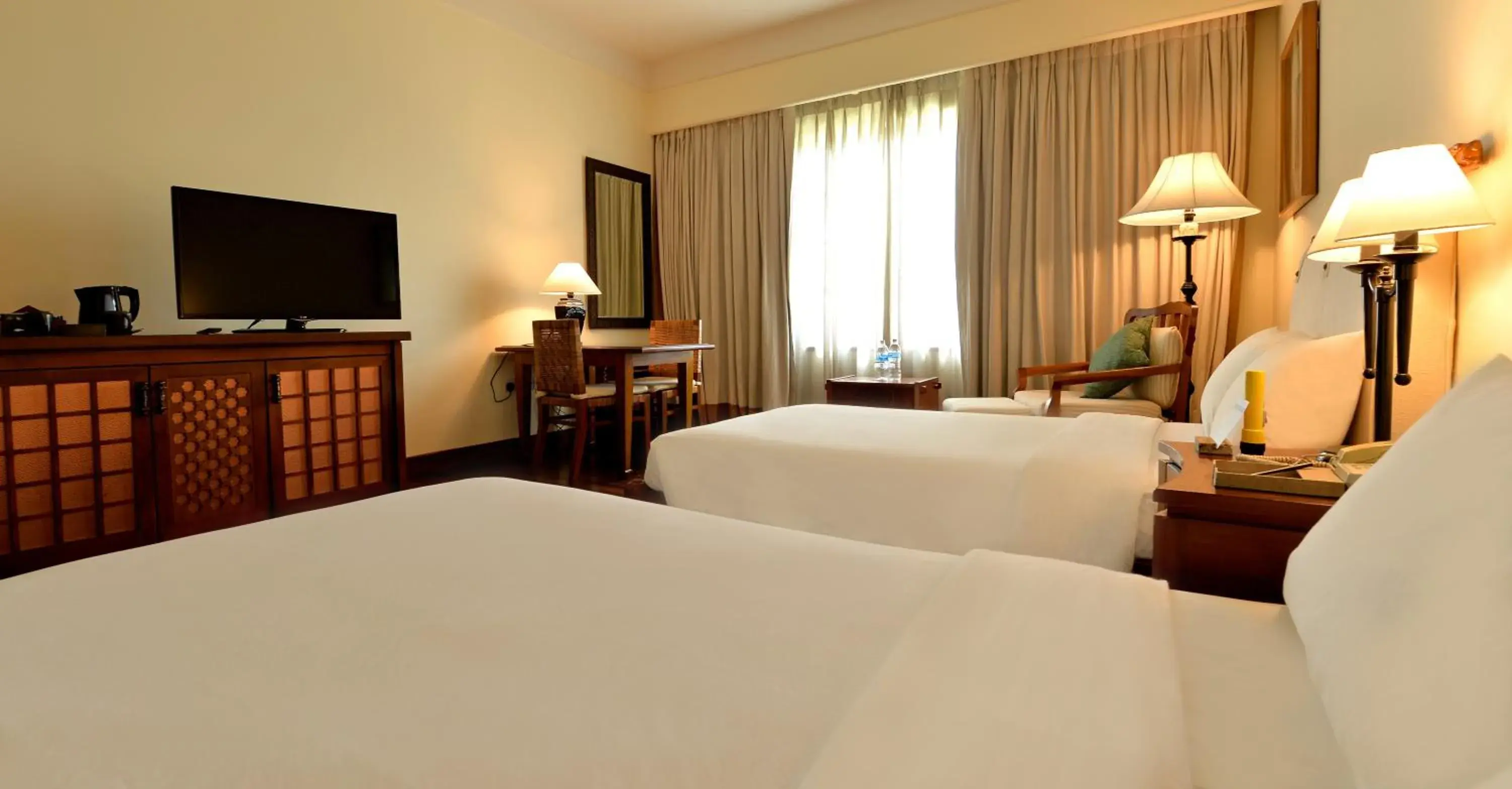 Bed in Hyatt Regency Kathmandu Bed in Hyatt Regency Kathmandu