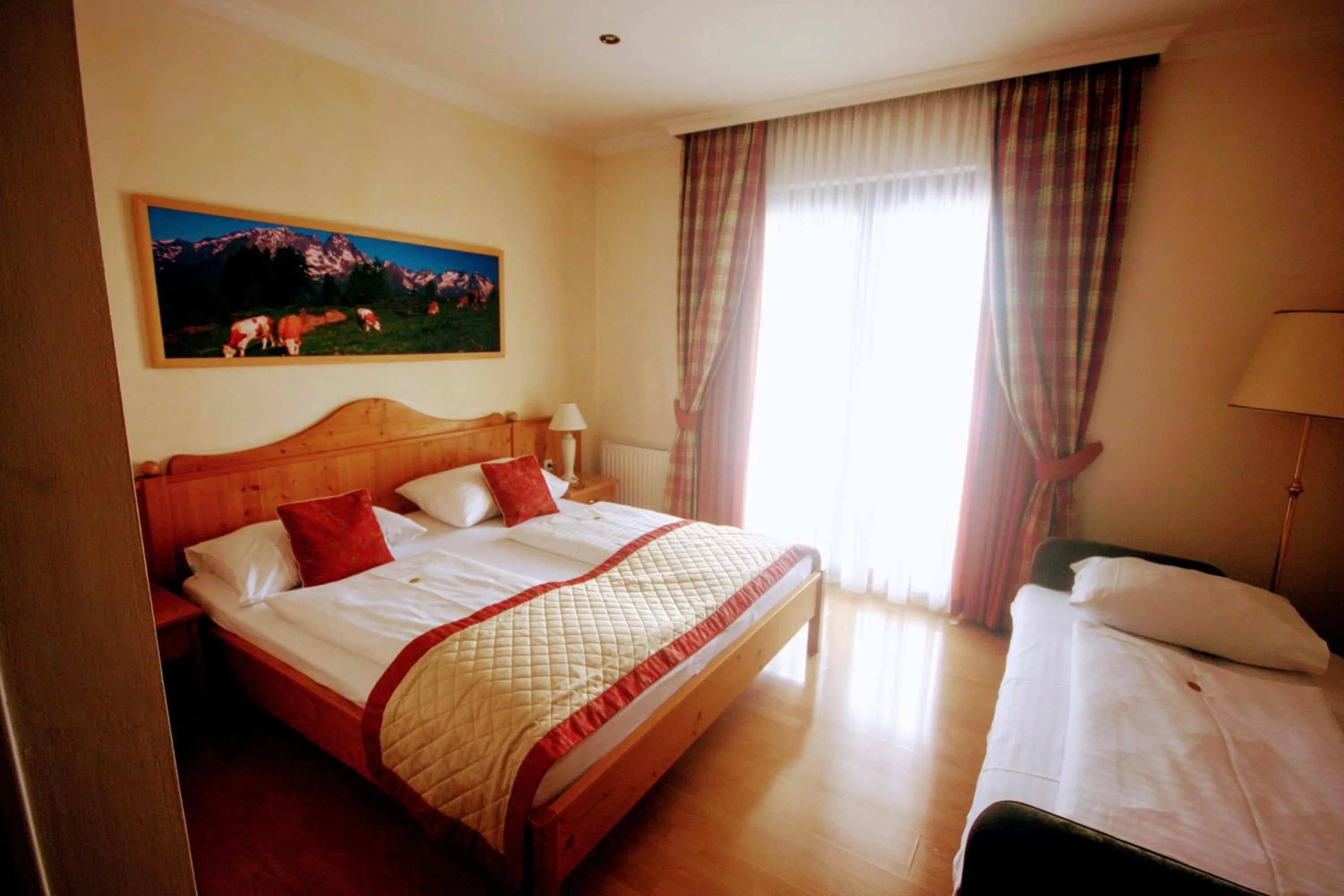 Decorative detail, Bed in Hotel Rösch