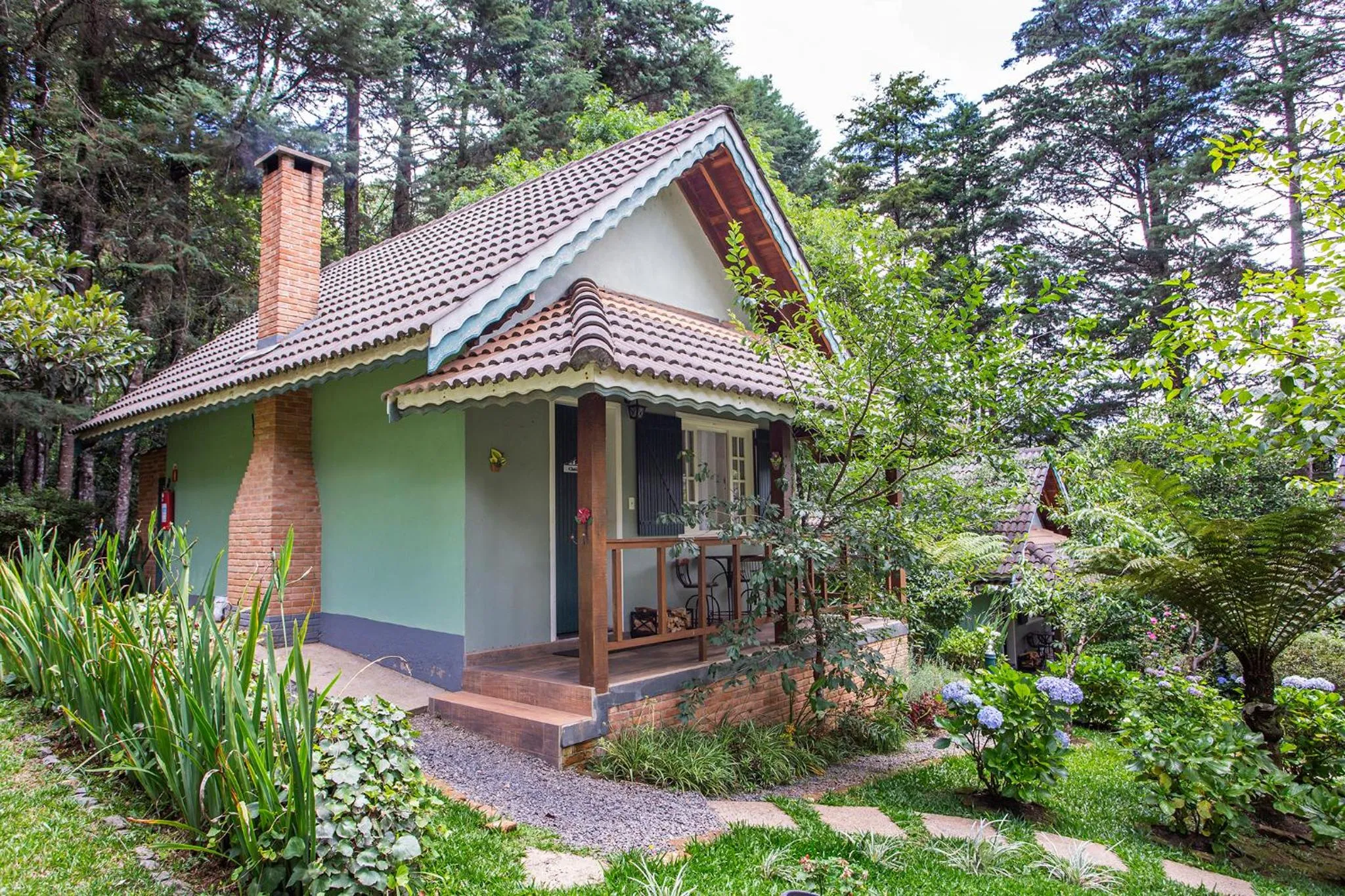 Property building in Pousada Suiça Mineira Garden
