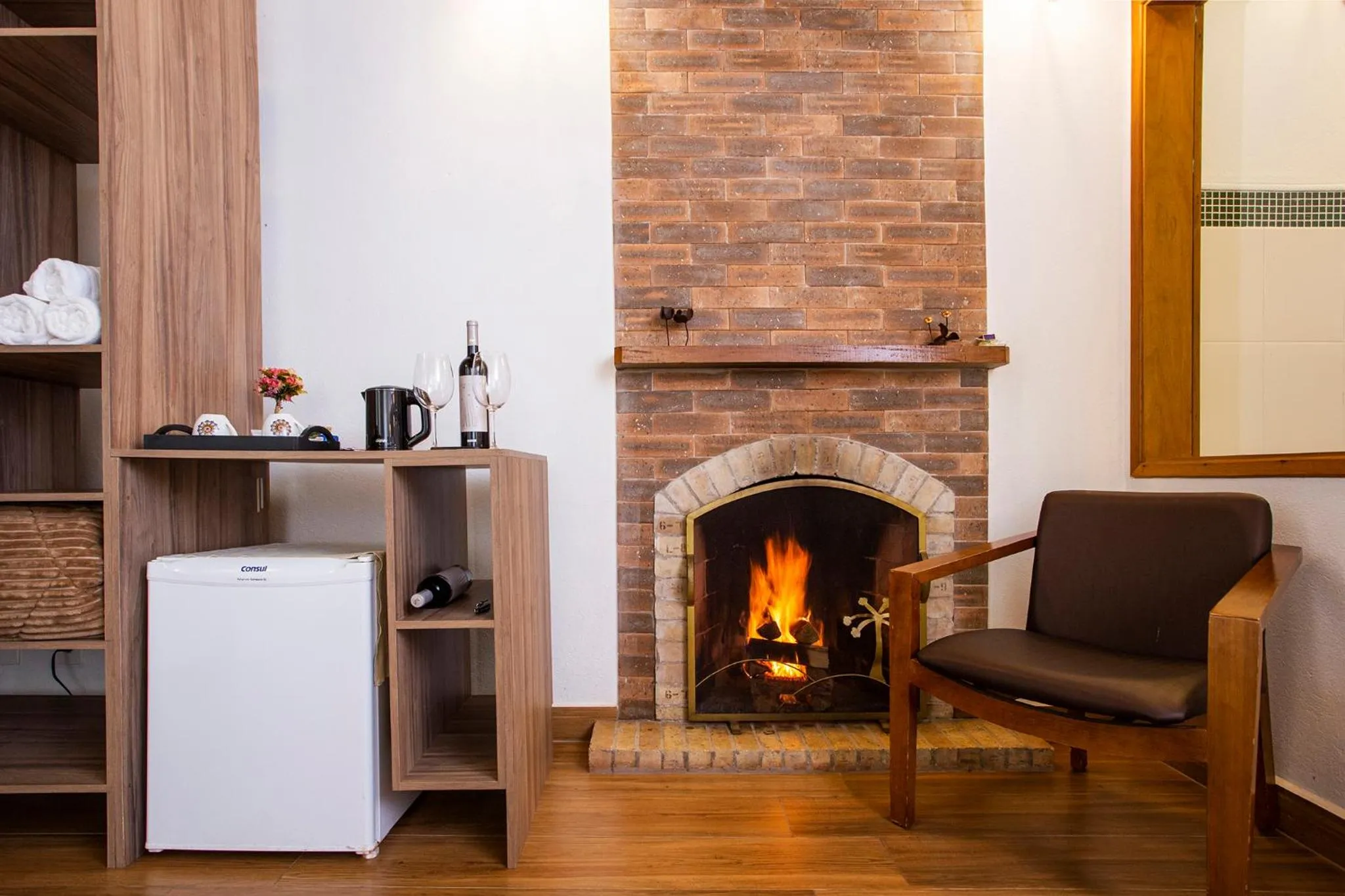 flat iron in Pousada Suiça Mineira Garden