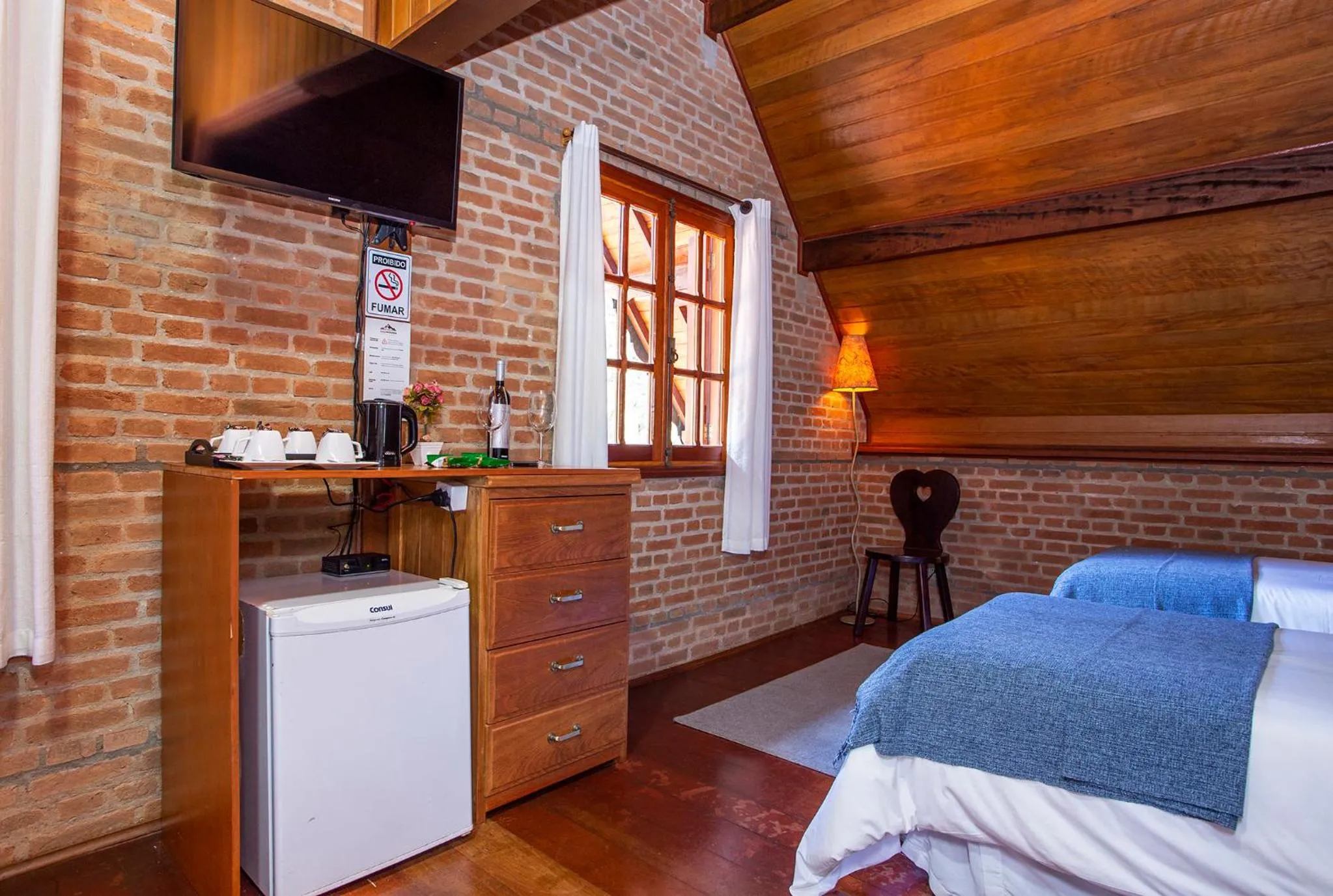 Area and facilities, Bed in Pousada Suiça Mineira Garden