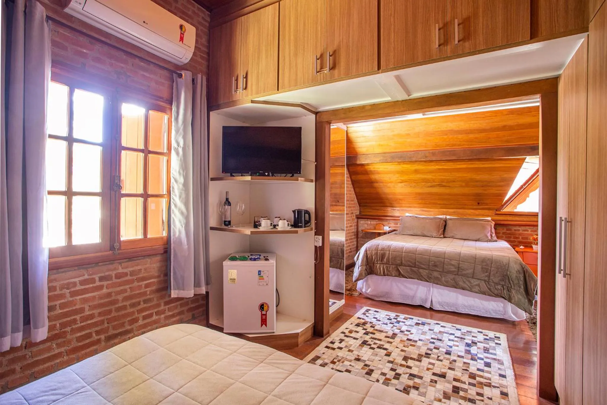 Area and facilities, Bed in Pousada Suiça Mineira Garden