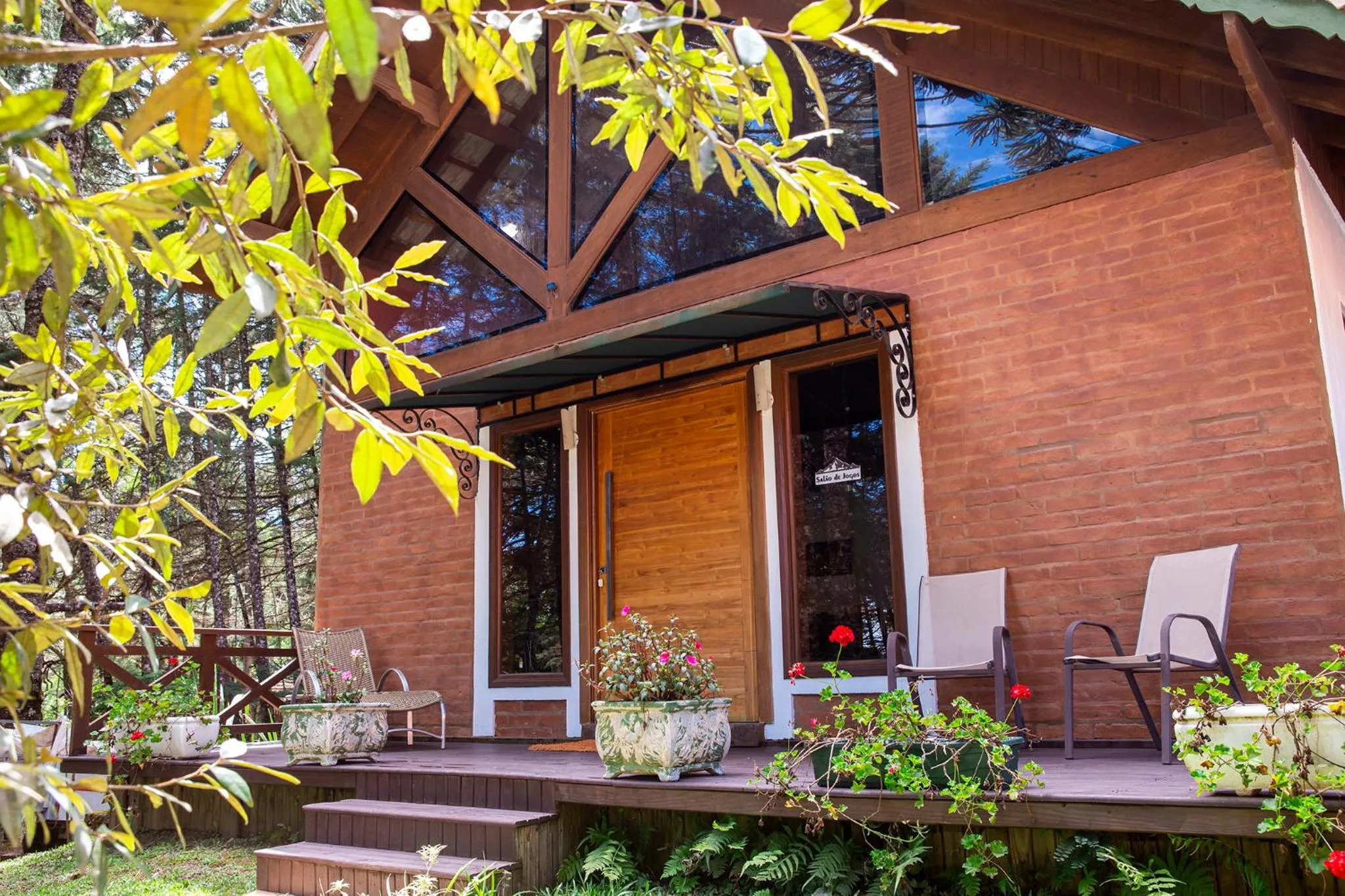 Property building in Pousada Suiça Mineira Garden