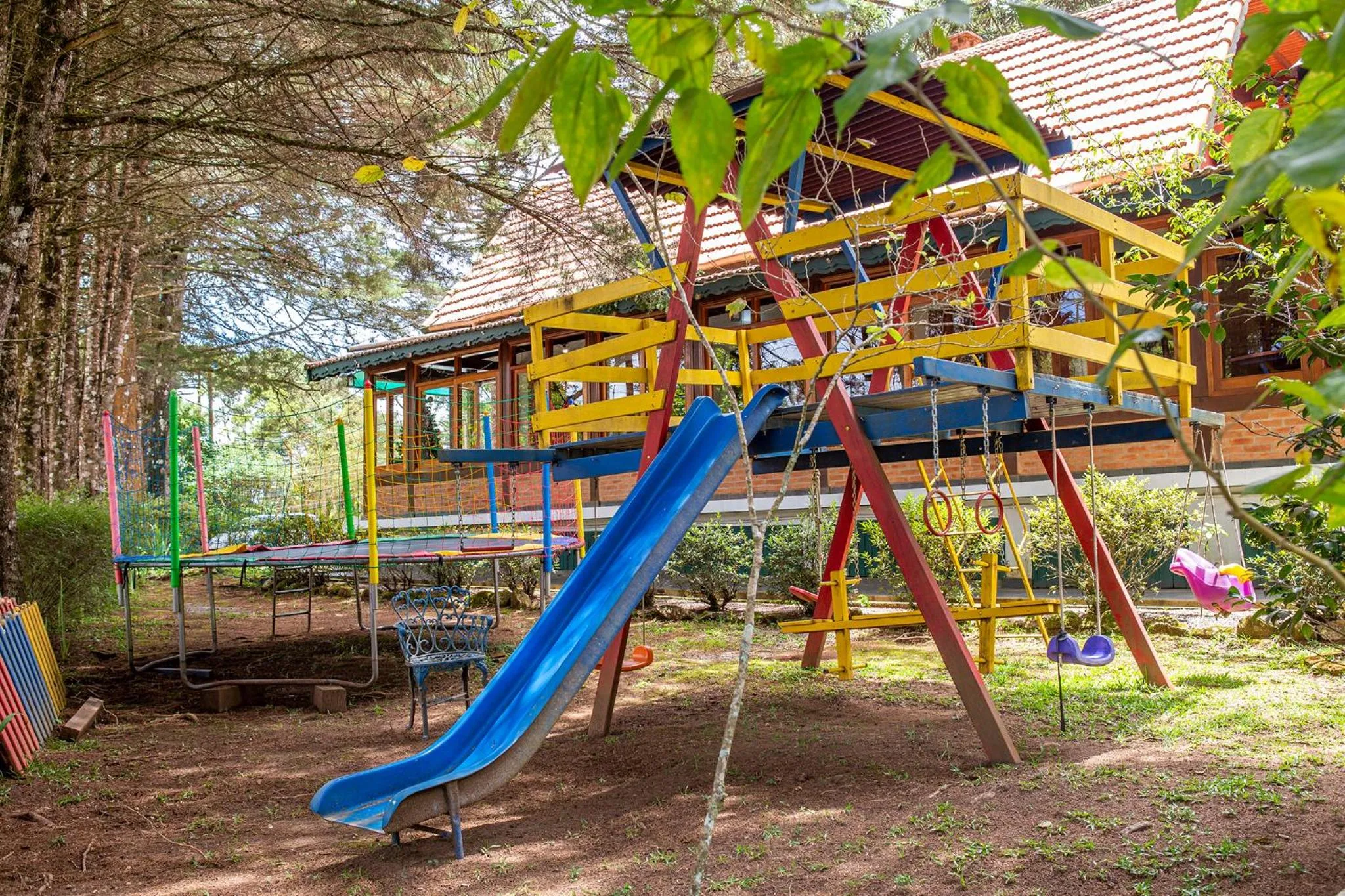 Children play ground in Pousada Suiça Mineira Garden