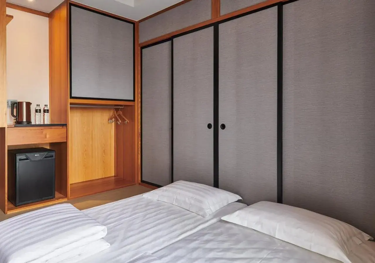 Bed in Lanyang Seaview Hotel Bed in Lanyang Seaview Hotel