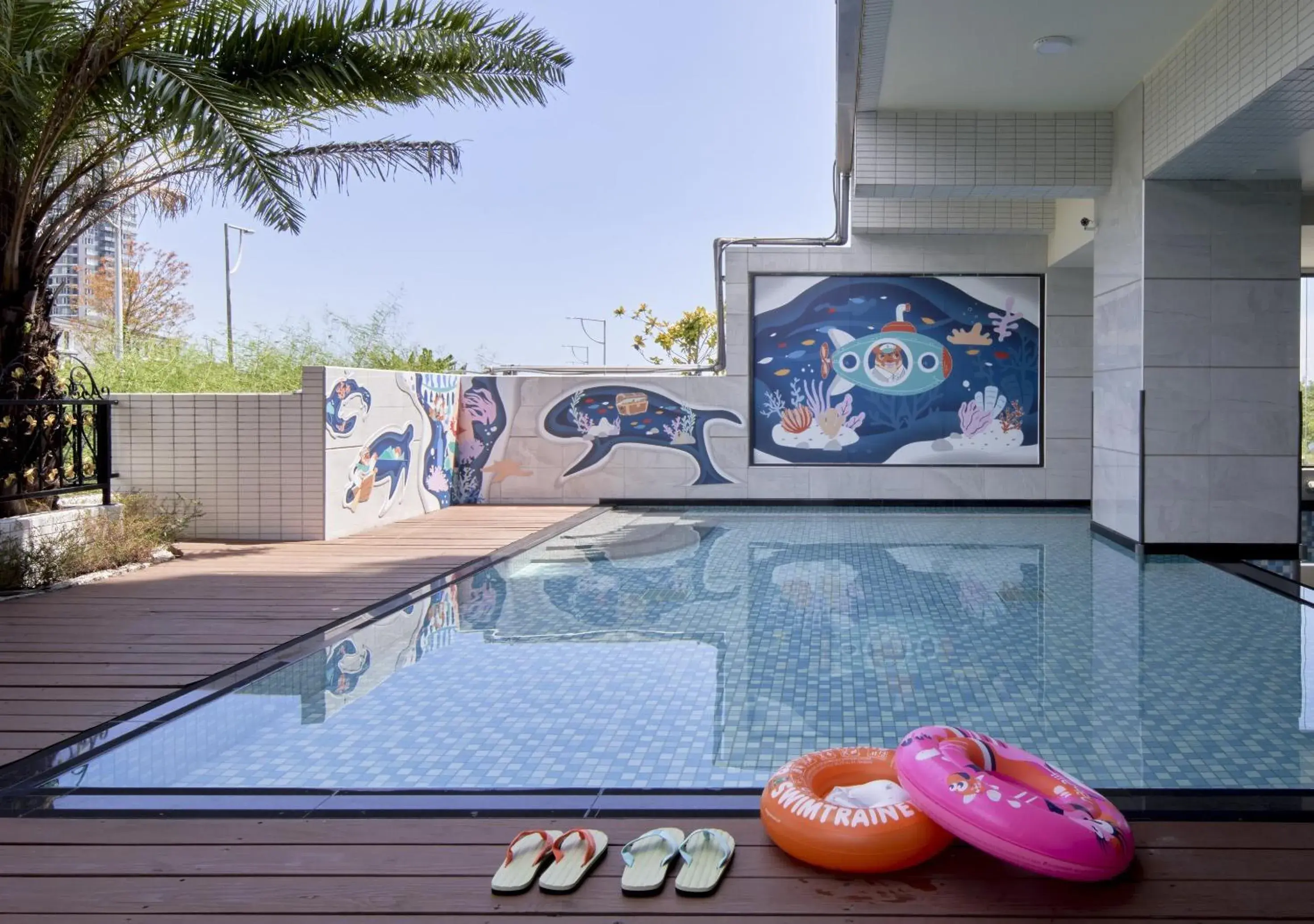 Swimming pool in Lanyang Seaview Hotel Swimming pool in Lanyang Seaview Hotel