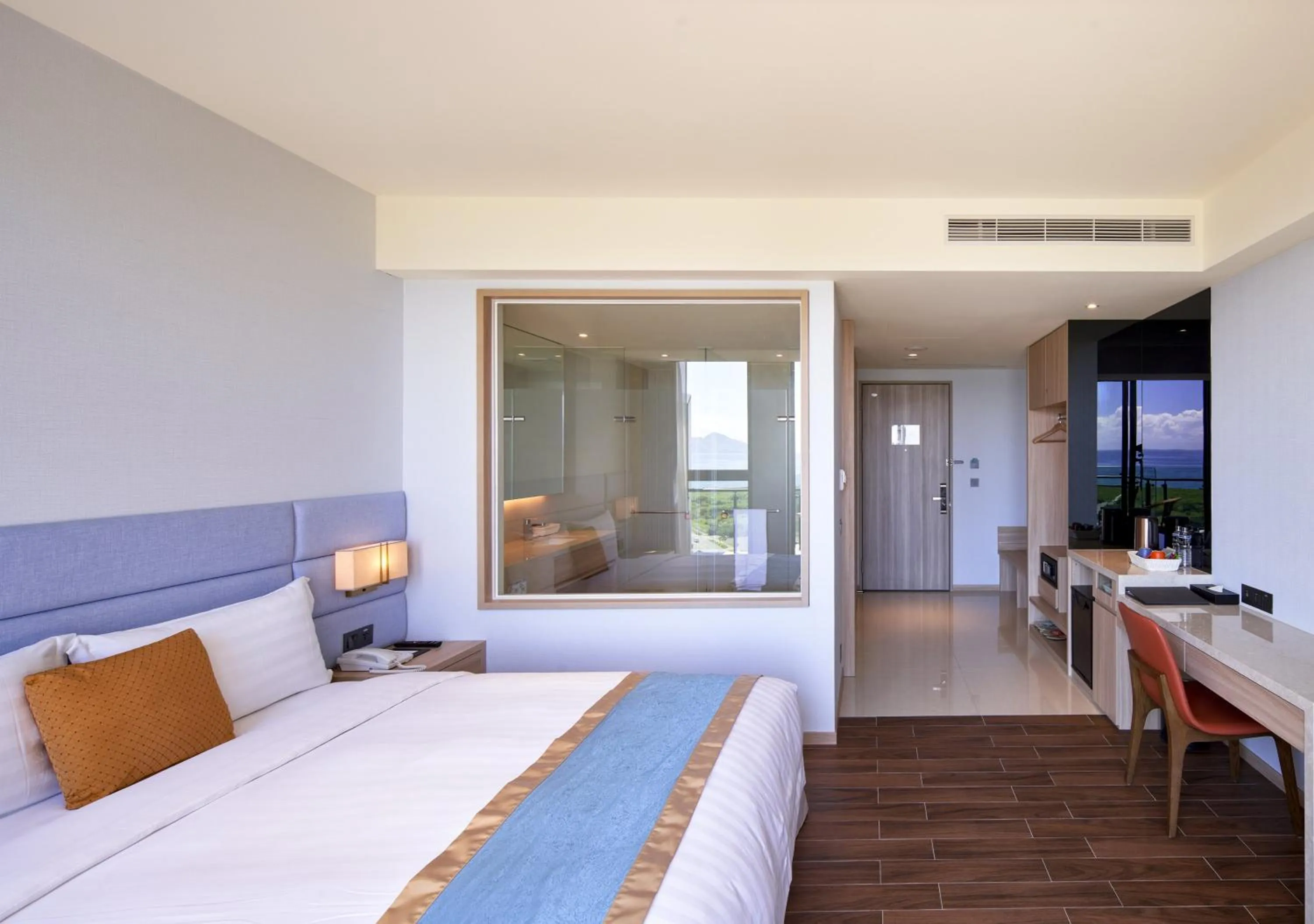 Bed in Lanyang Seaview Hotel