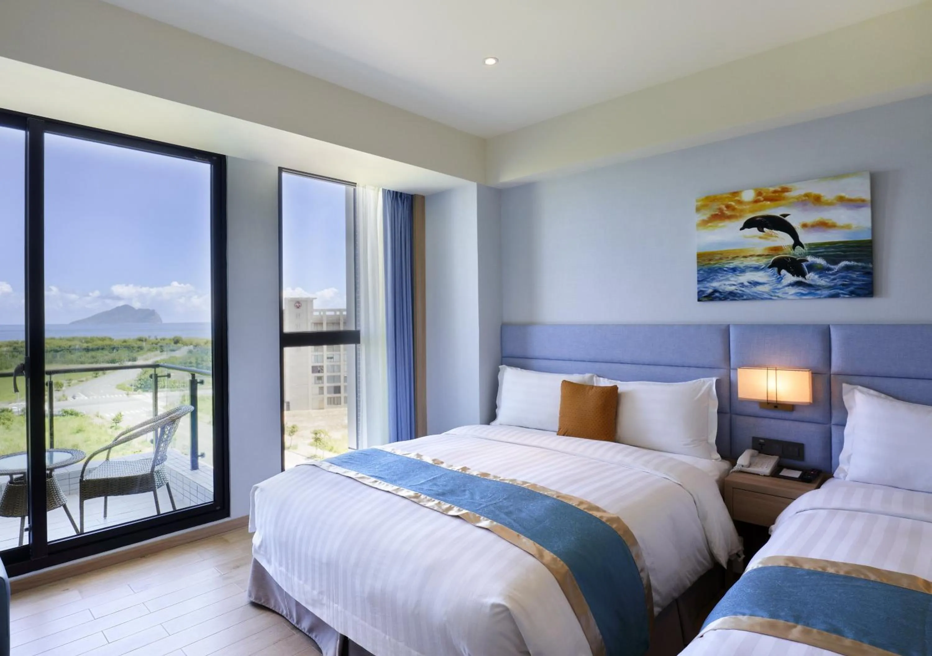 Sea view, Bed in Lanyang Seaview Hotel