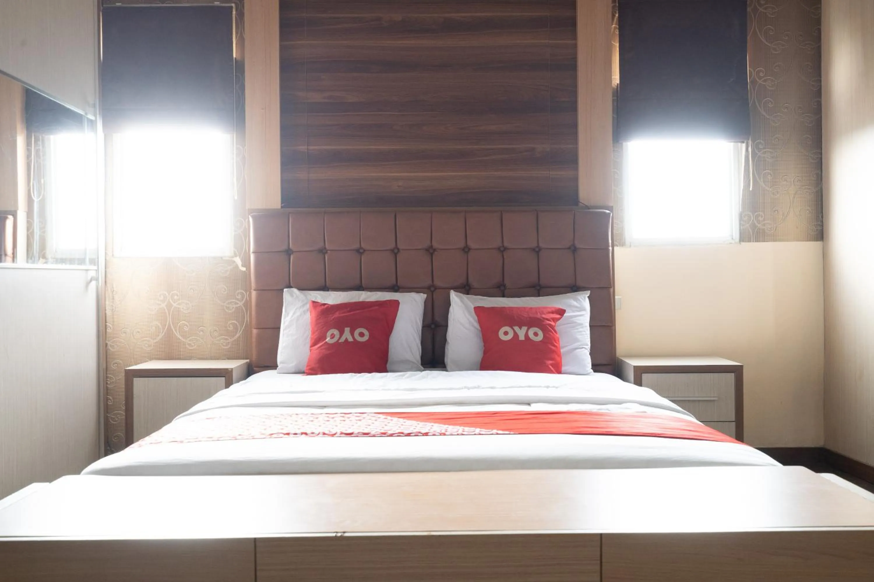 Bedroom in OYO 93828 Apartemen Tamansari Panoramic By Narel Room