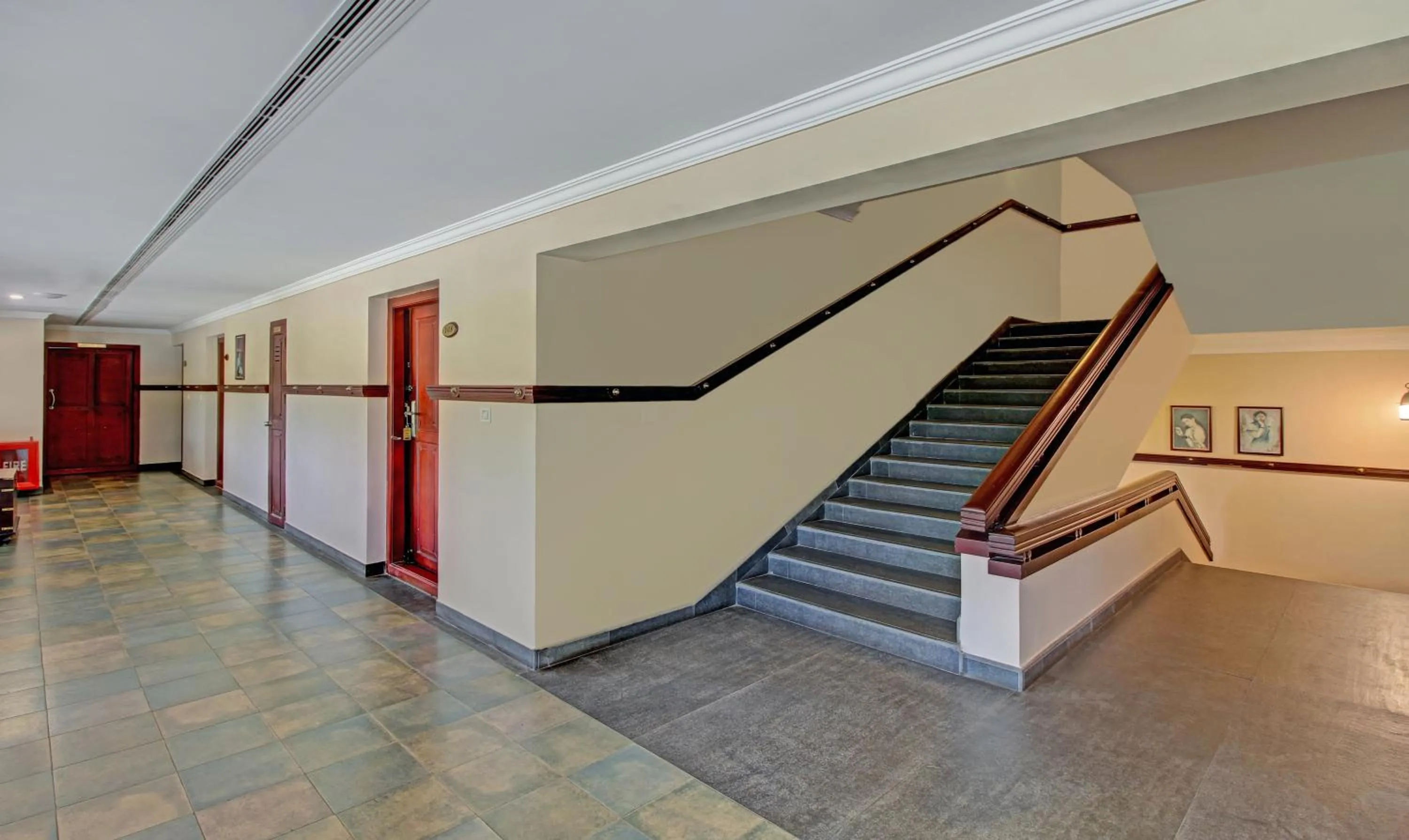 Lobby or reception in Treebo Premium Travancore Palace Cherthala