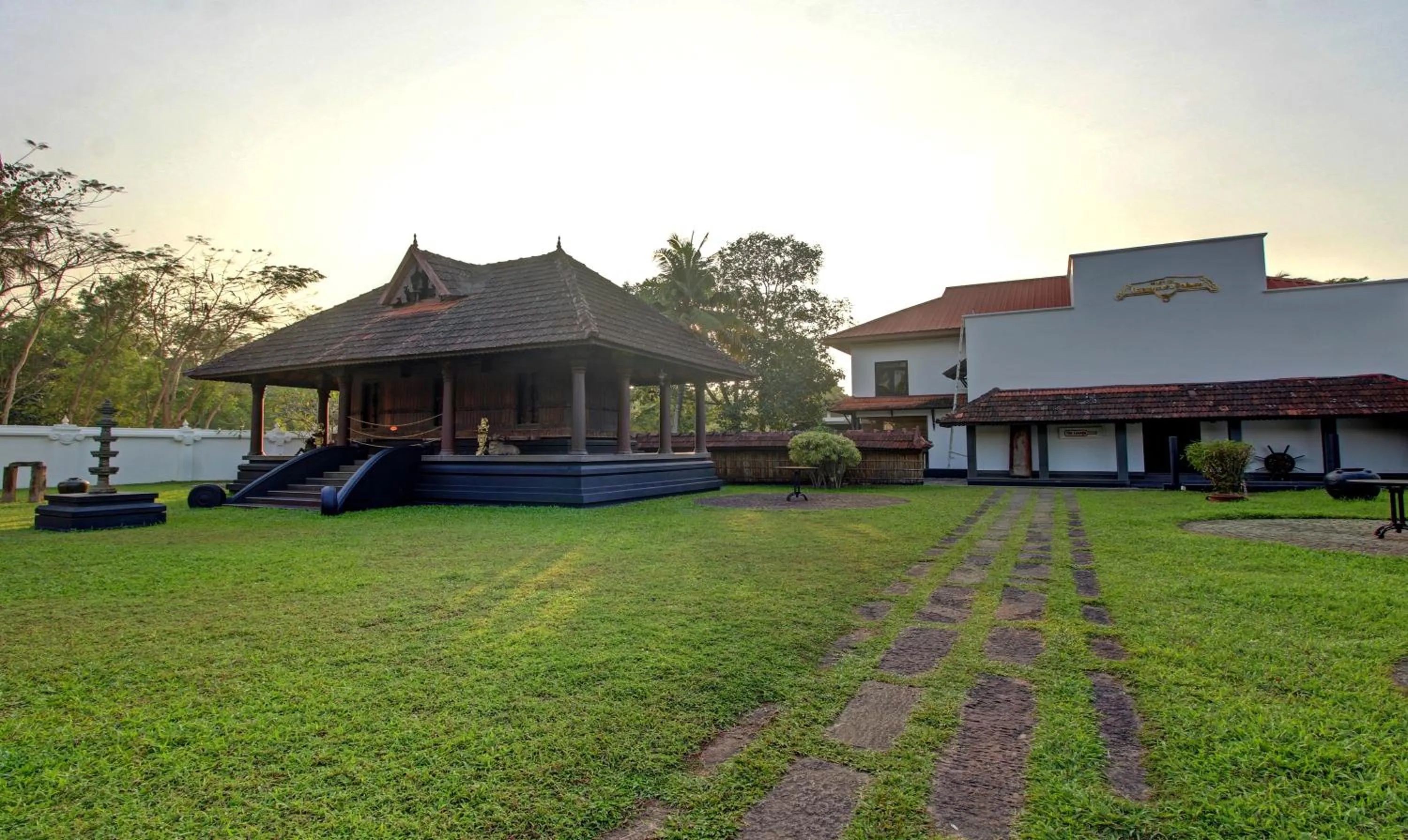 Garden view in Treebo Premium Travancore Palace Cherthala