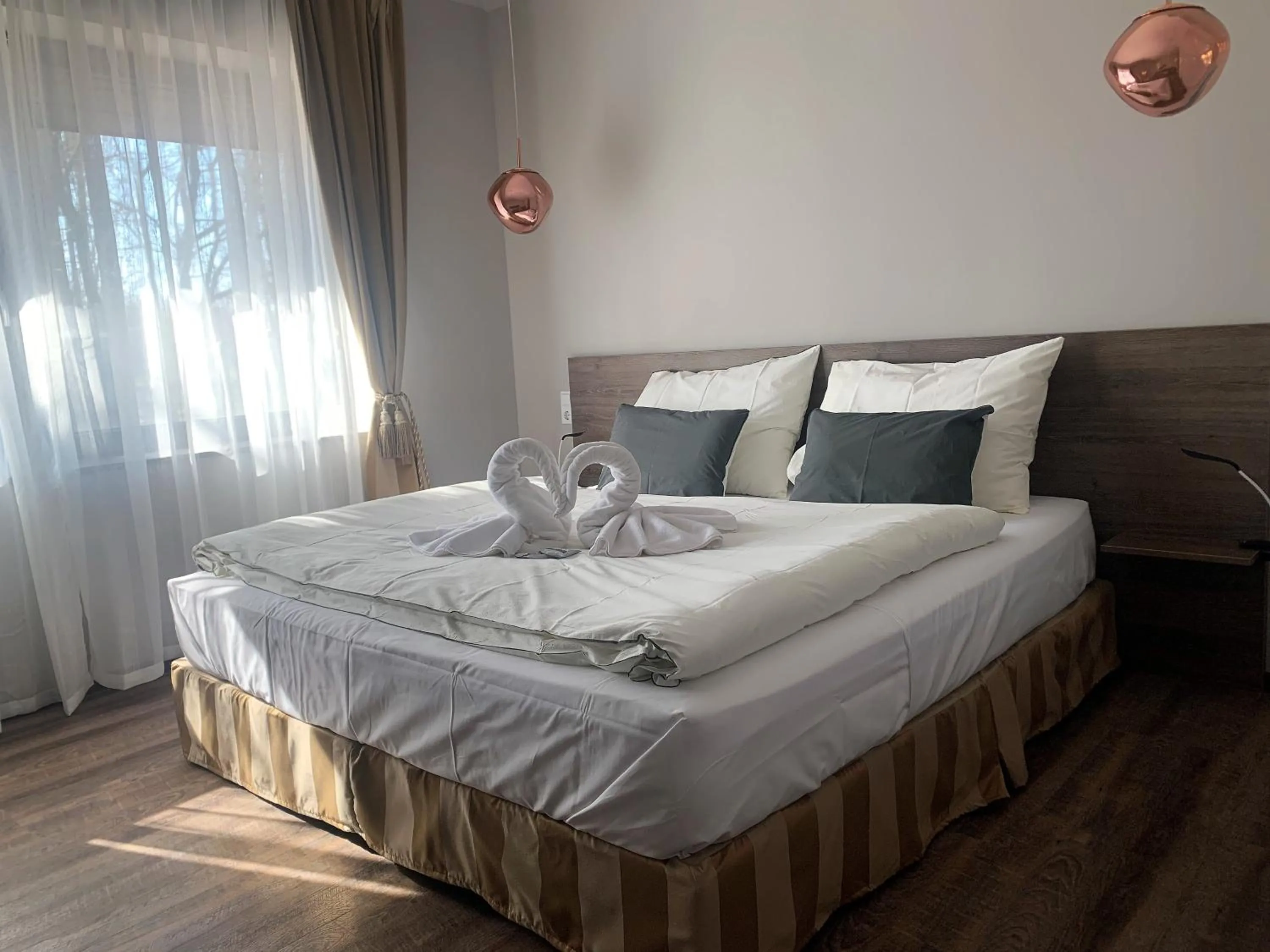 Bed in Waterfront Lodge