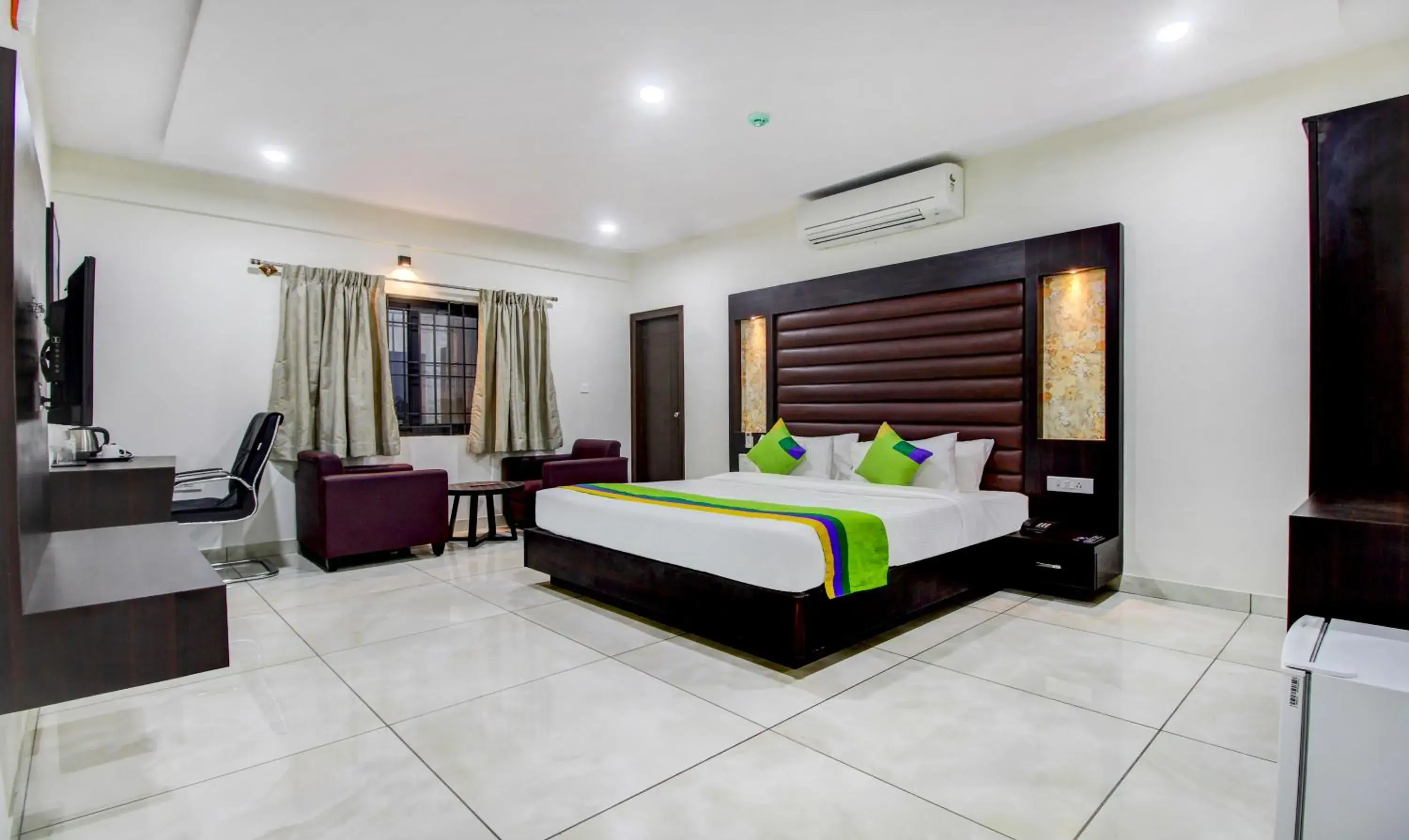 Bed in Treebo Sampradaya Bistro, Mailasandra Bed in Treebo Sampradaya Bistro, Mailasandra