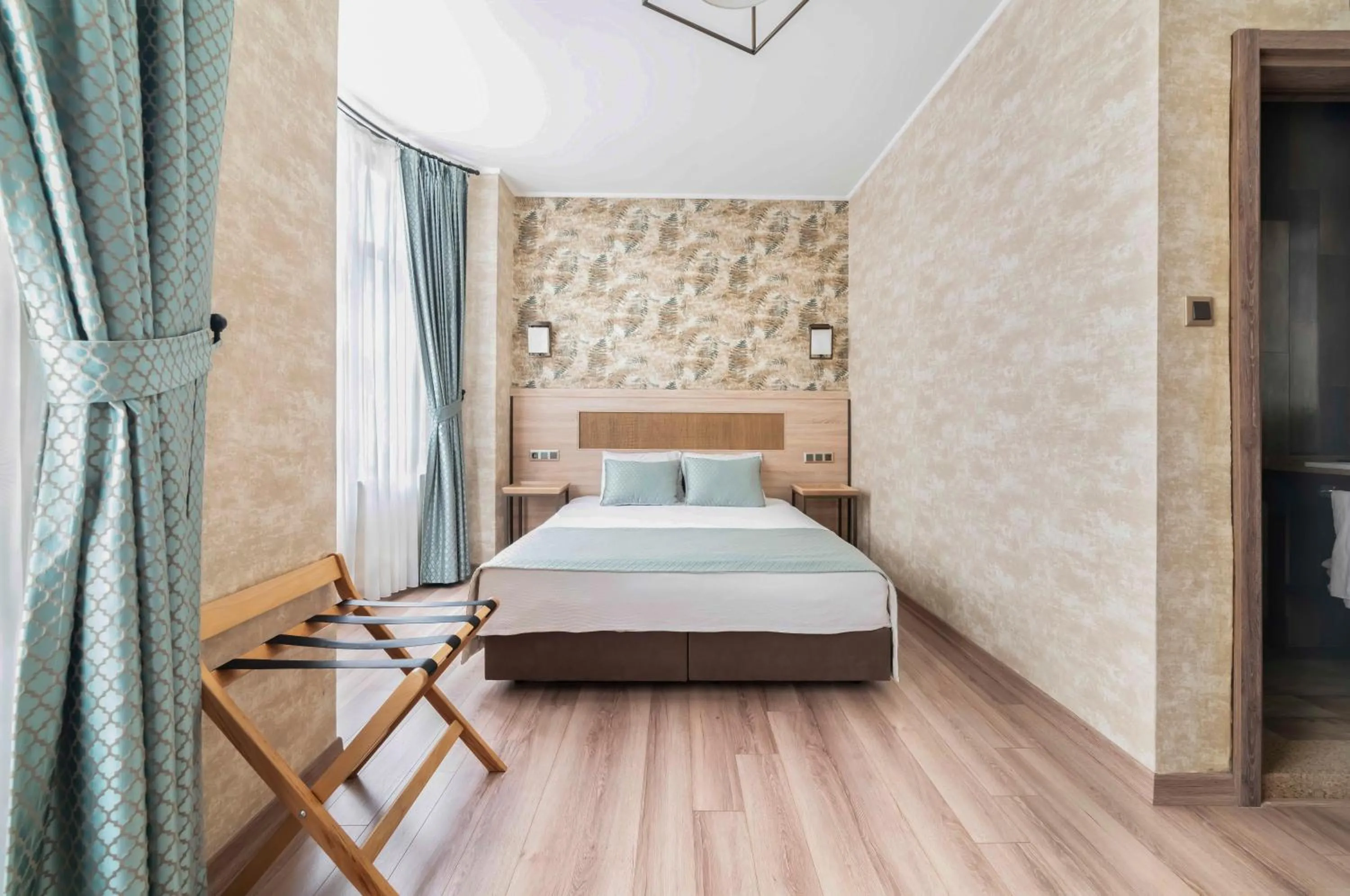 Bed in Castle Franco Suites