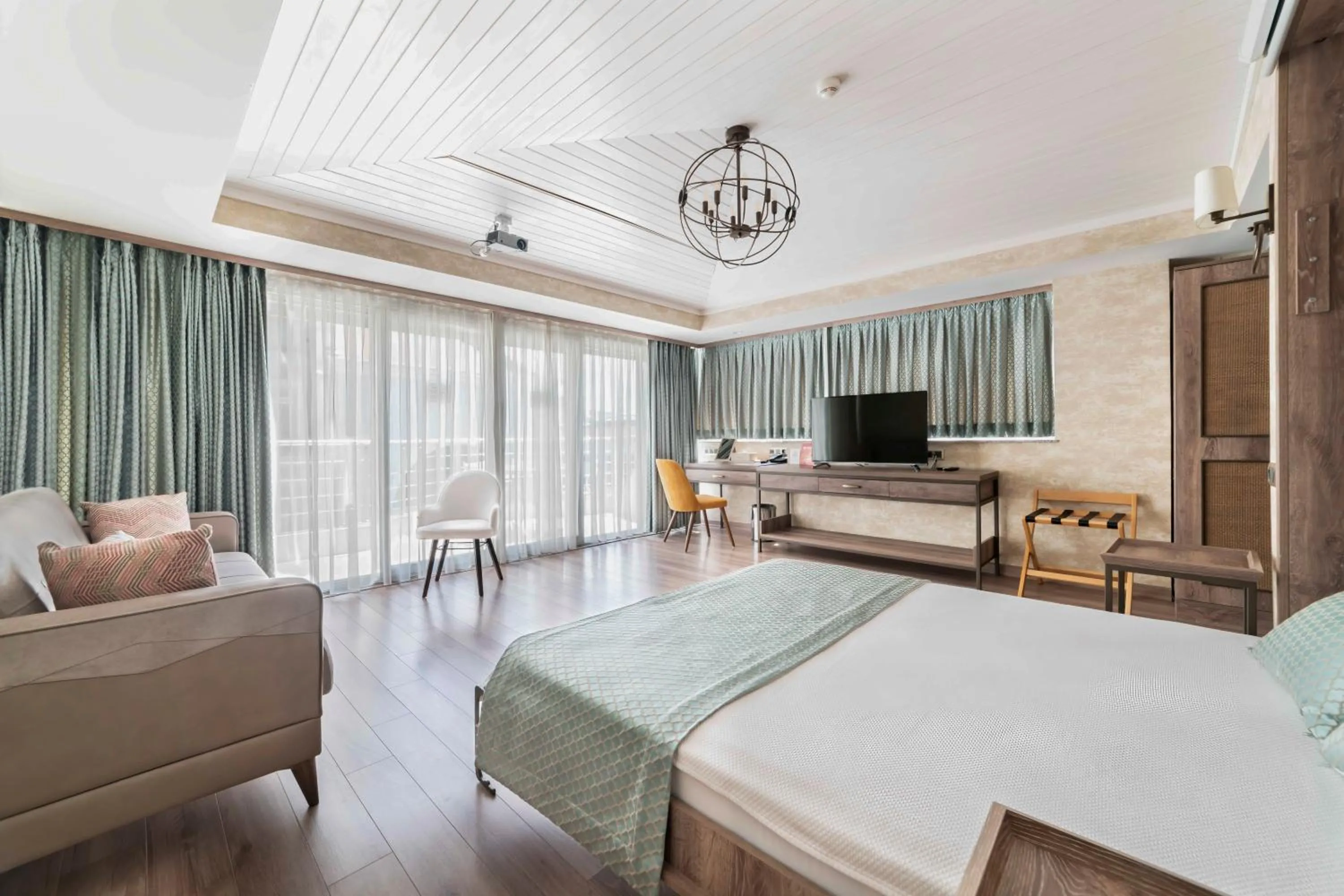 Bed in Castle Franco Suites