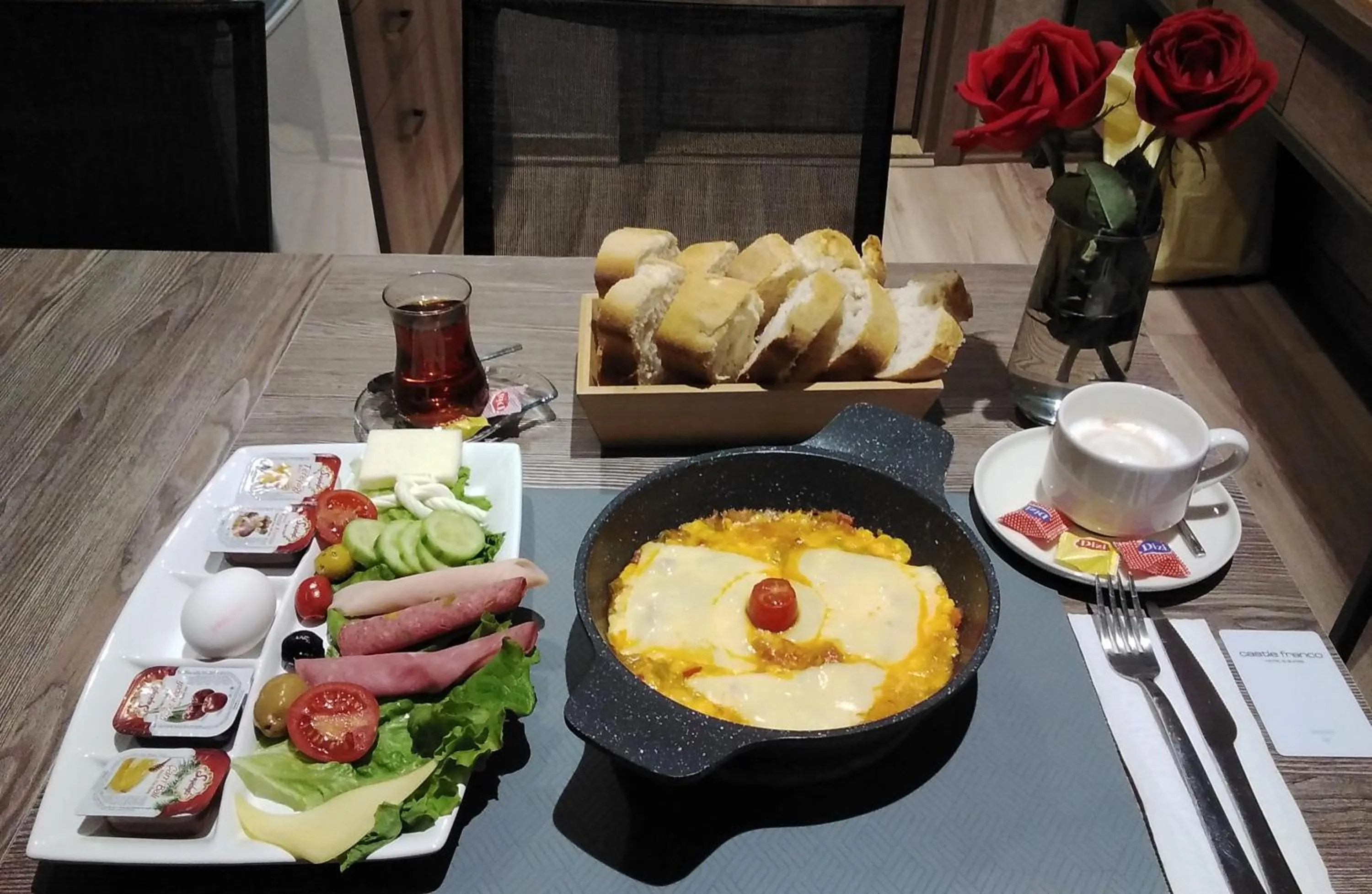 Food and drinks in Castle Franco Suites