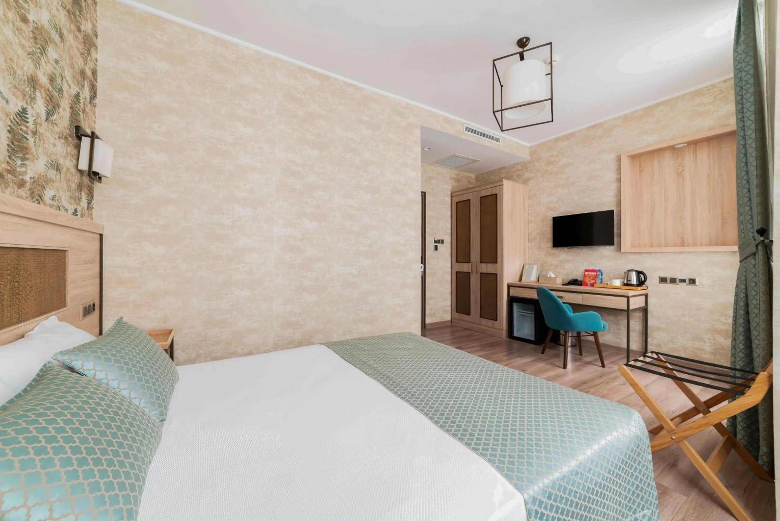 Bed in Castle Franco Suites