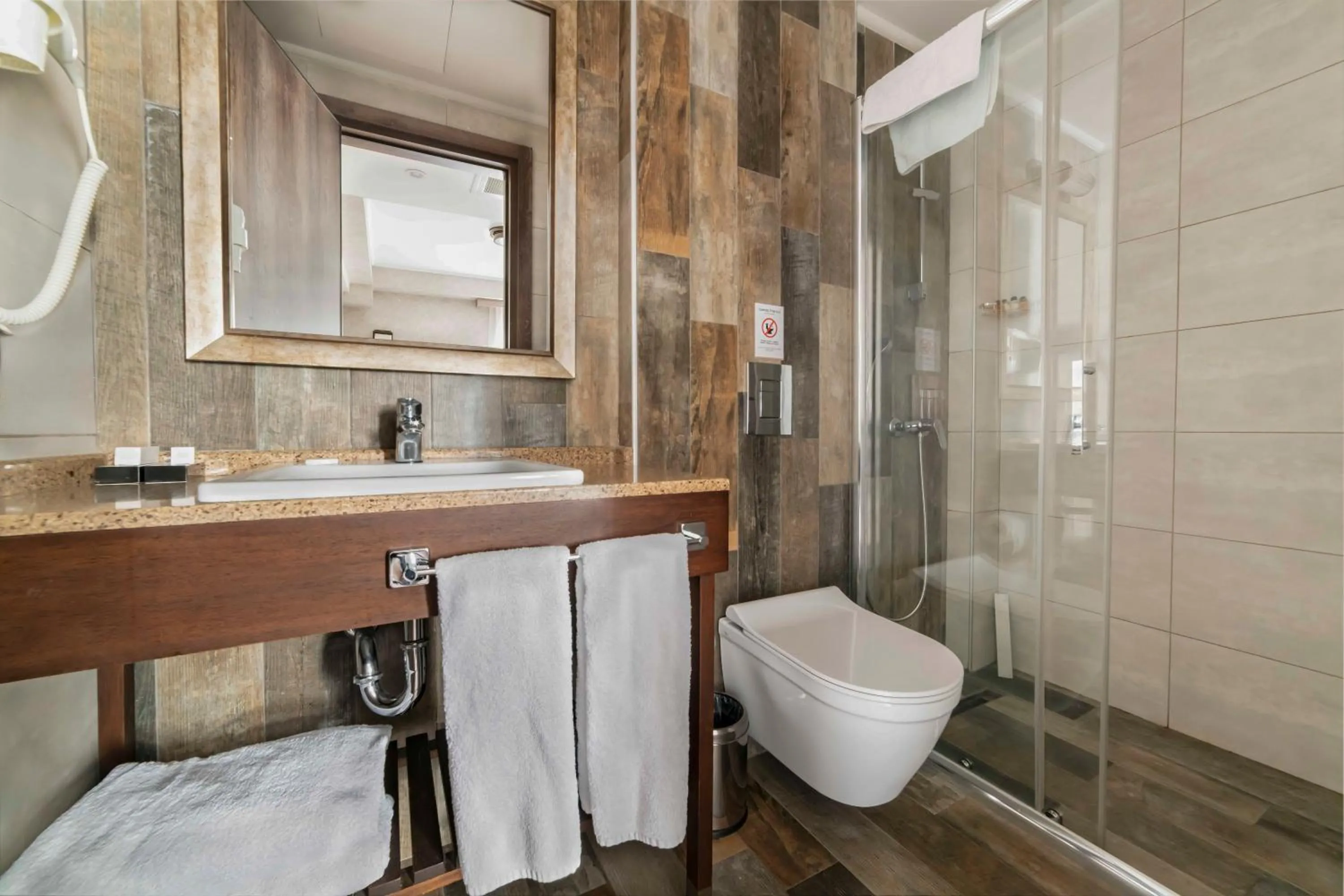 Toilet in Castle Franco Suites