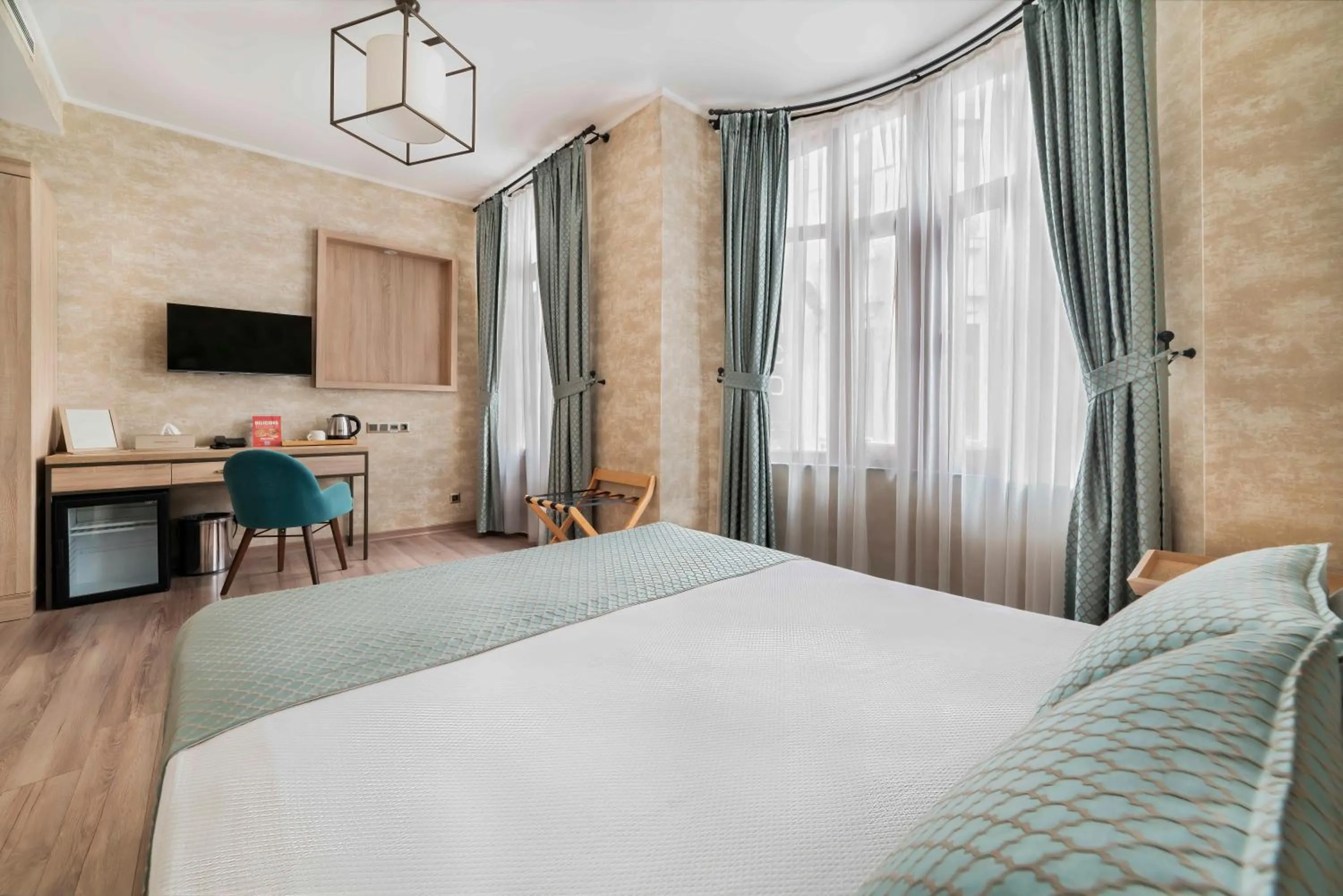Bed in Castle Franco Suites