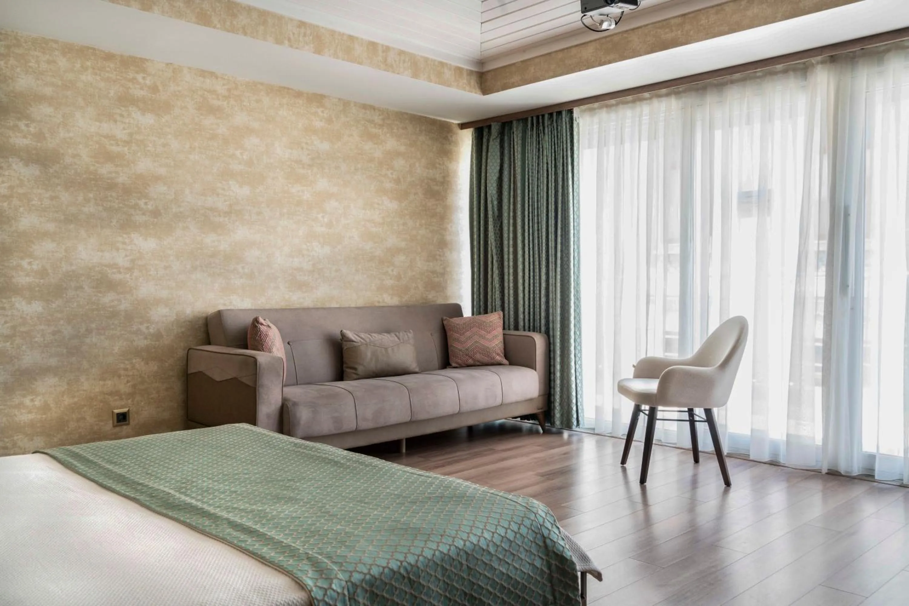 Living room, Bed in Castle Franco Suites