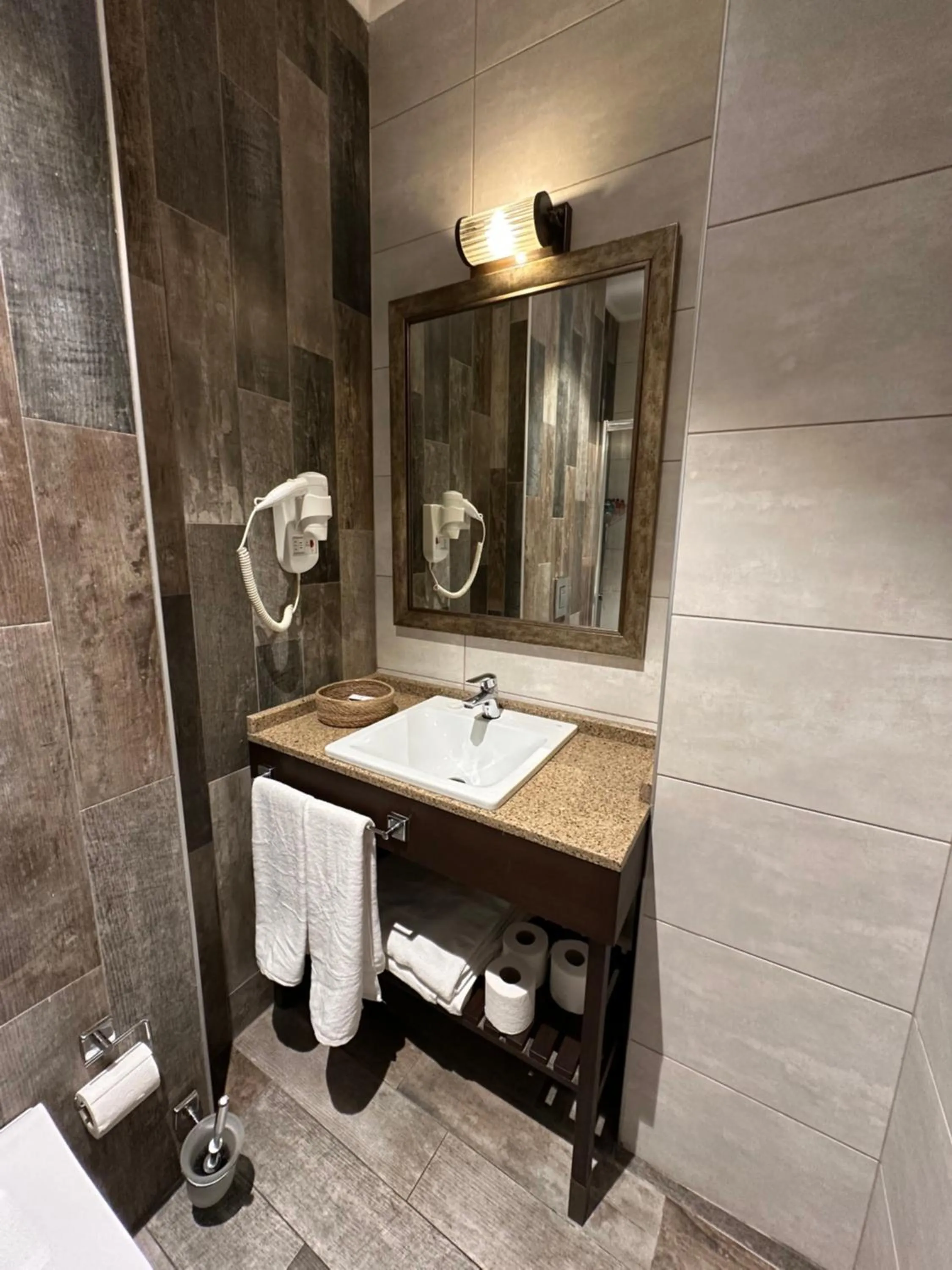 Shower in Castle Franco Suites