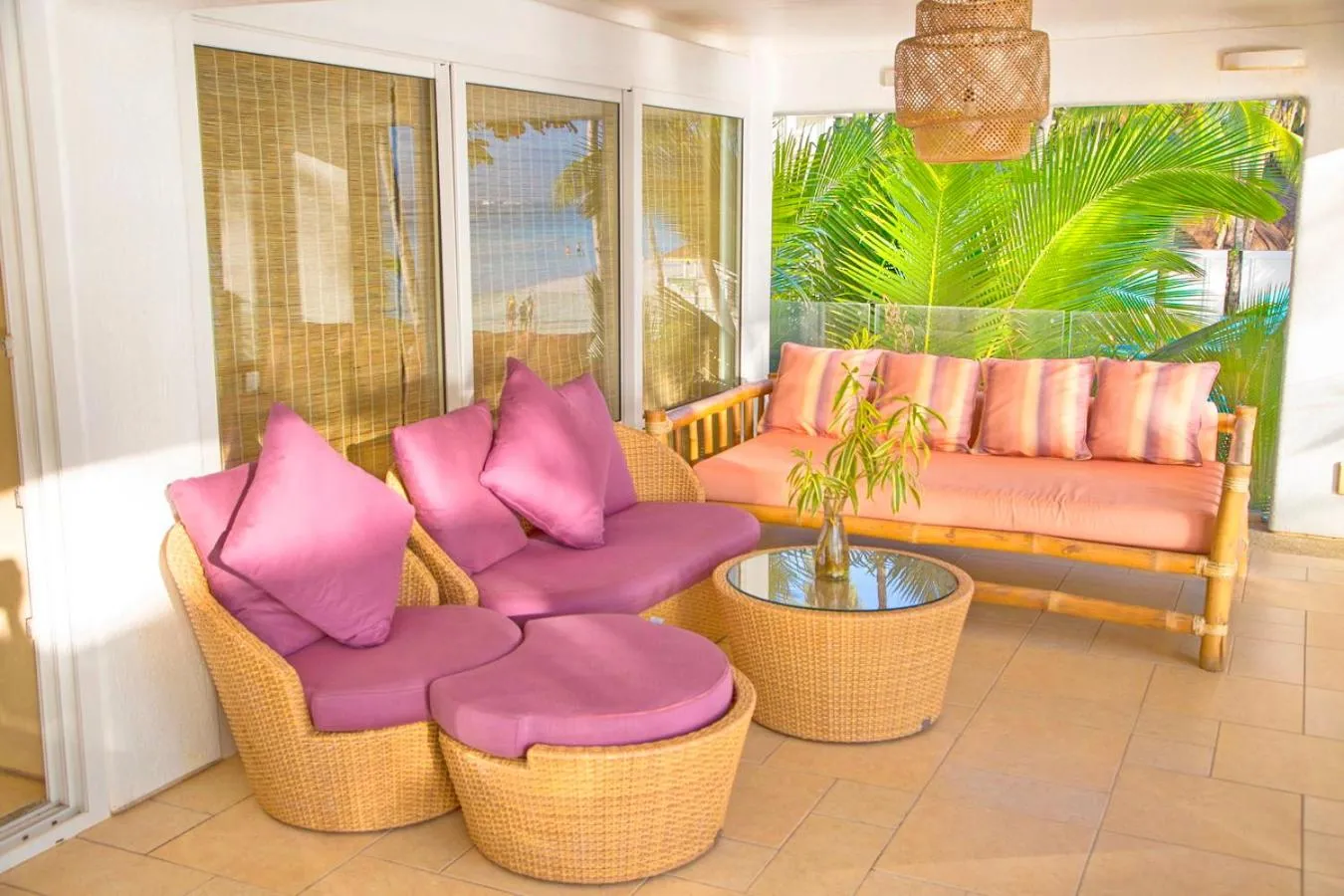 Balcony/Terrace in Mayumi Beach Villa