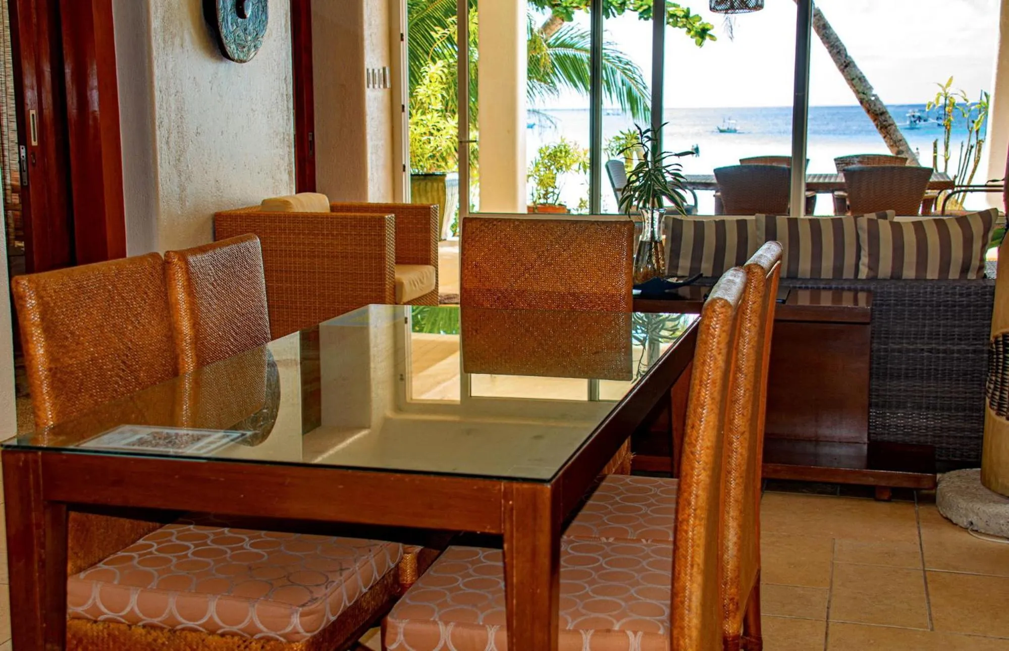 Dining area in Mayumi Beach Villa