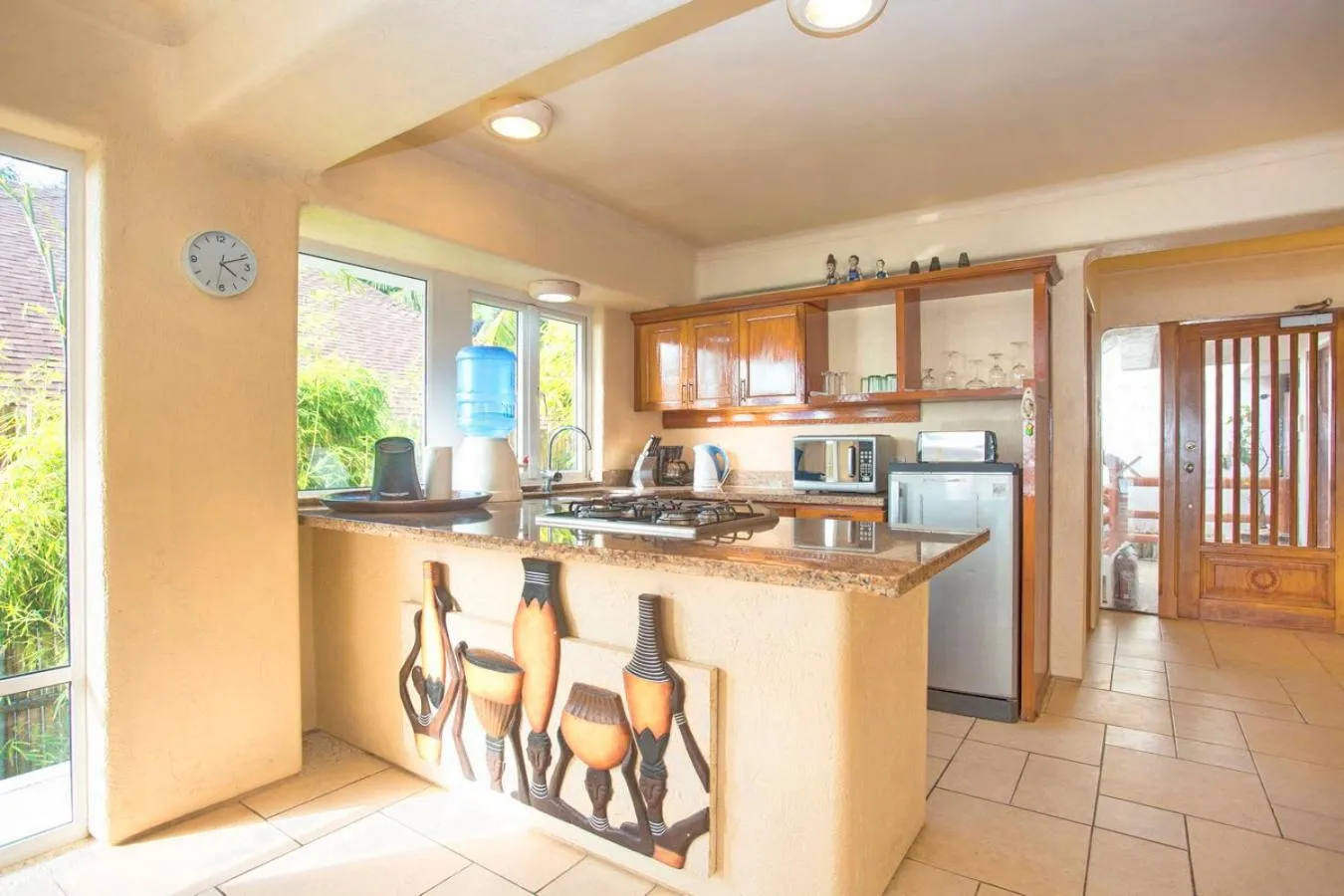 Kitchen or kitchenette in Mayumi Beach Villa