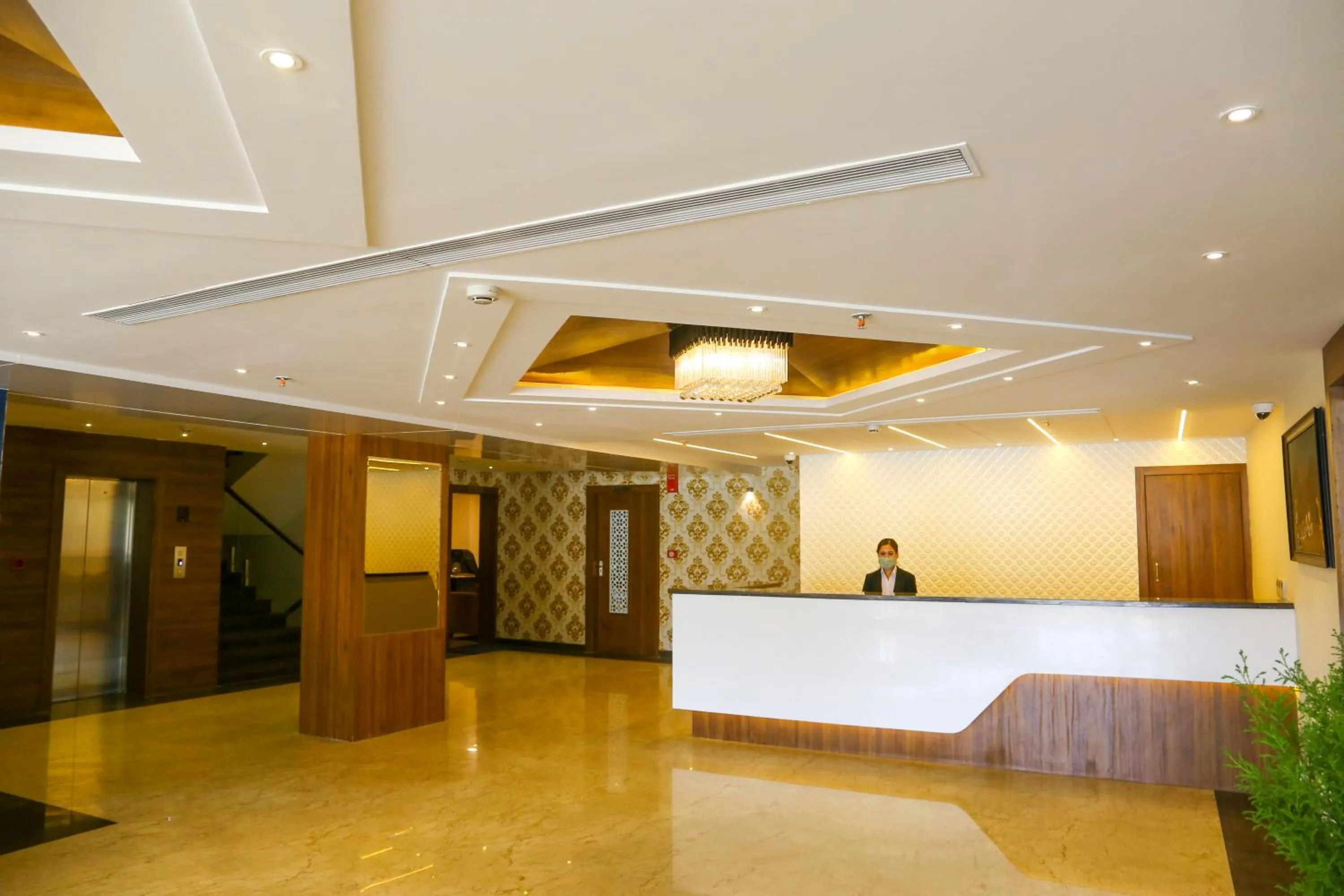 Lobby or reception in Hotel khumani By Hills N Dunes