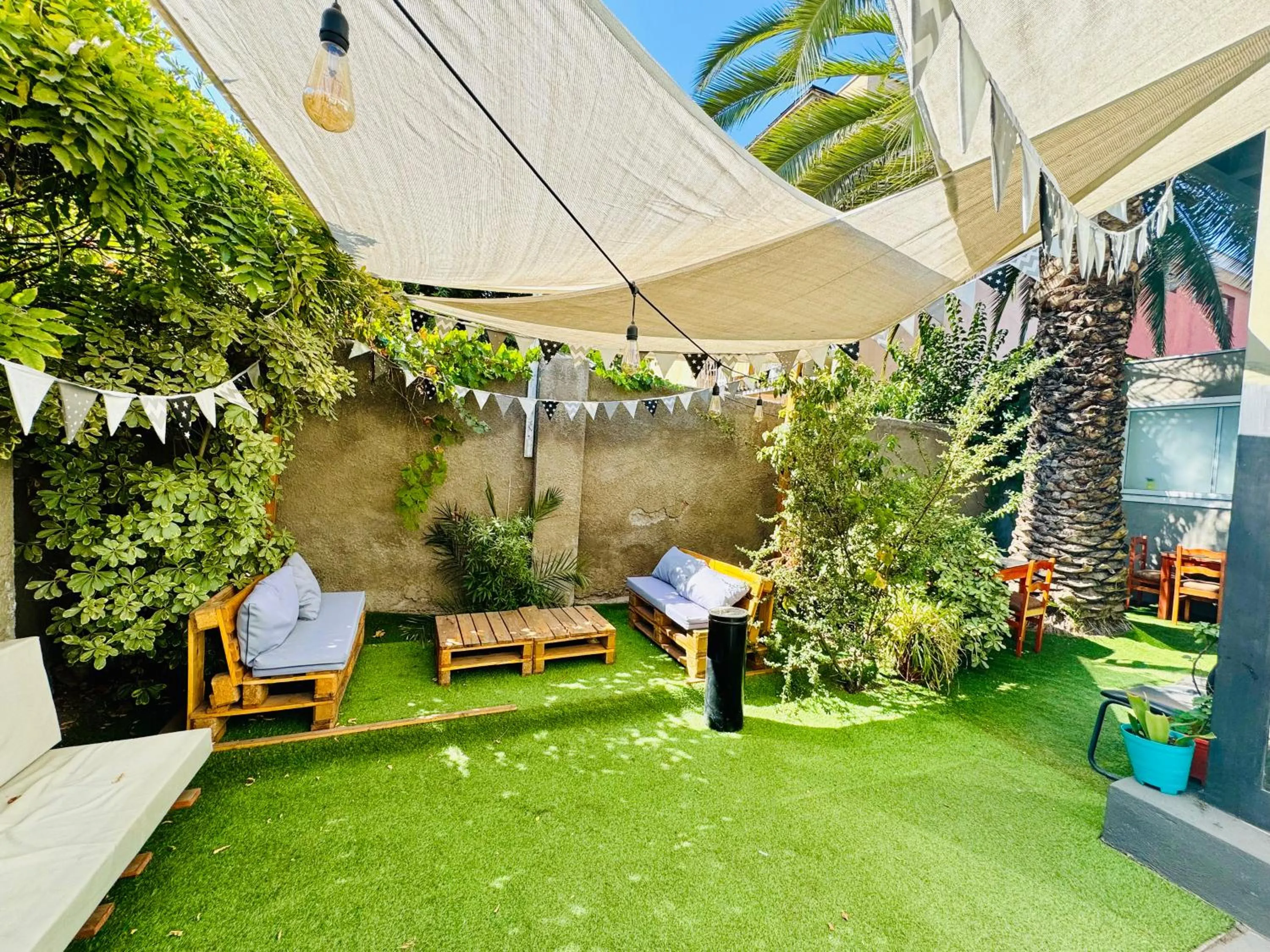 Patio in Hotel Casa Lyon