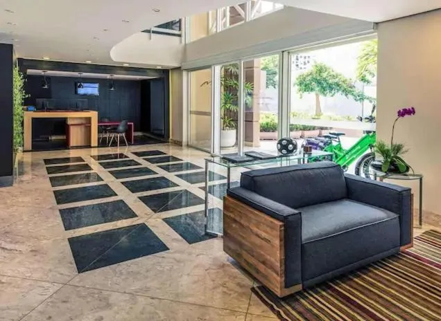 Lobby or reception in FLAT Jardins São Paulo excelente!