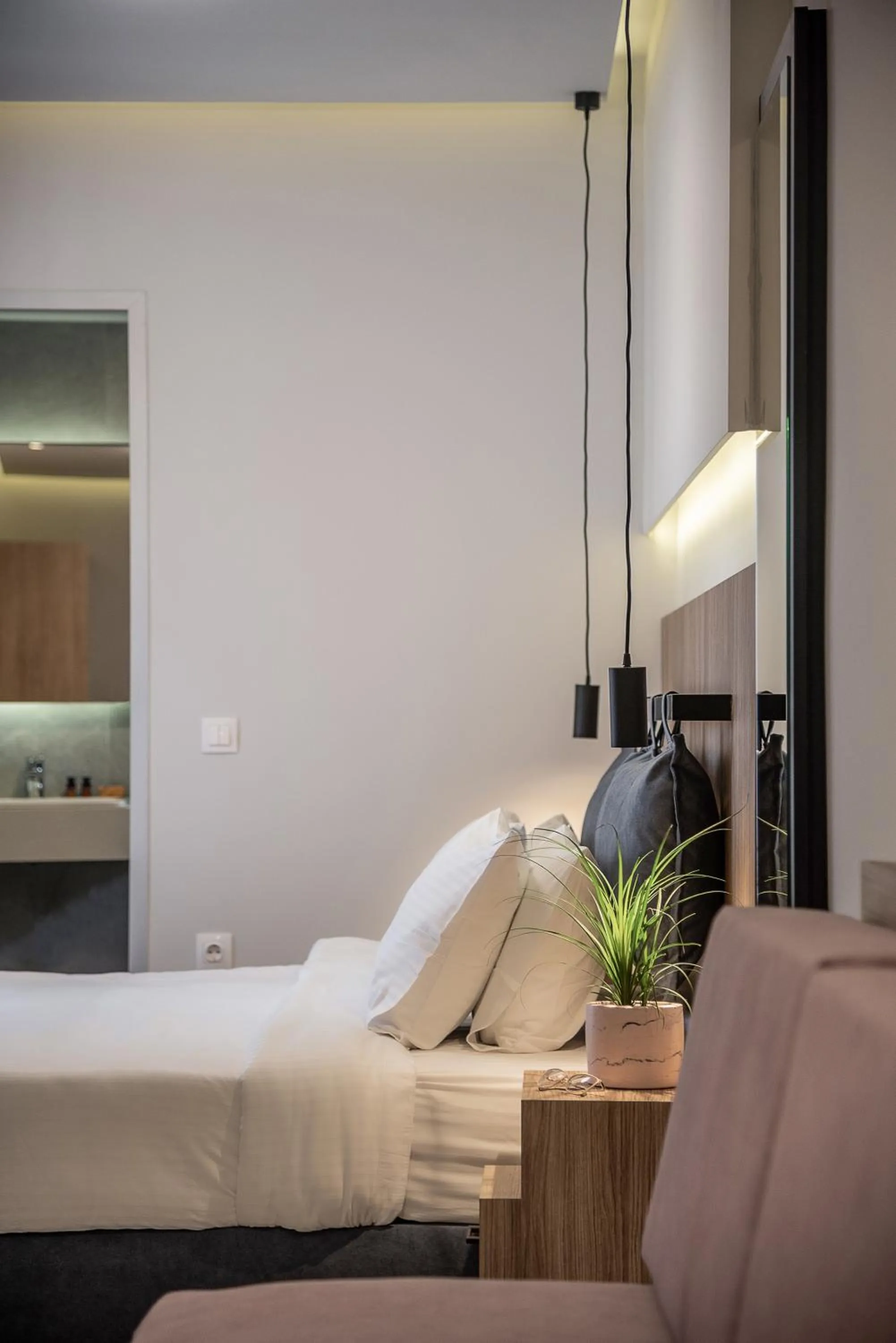 Bed in Morum City Hotel Chania