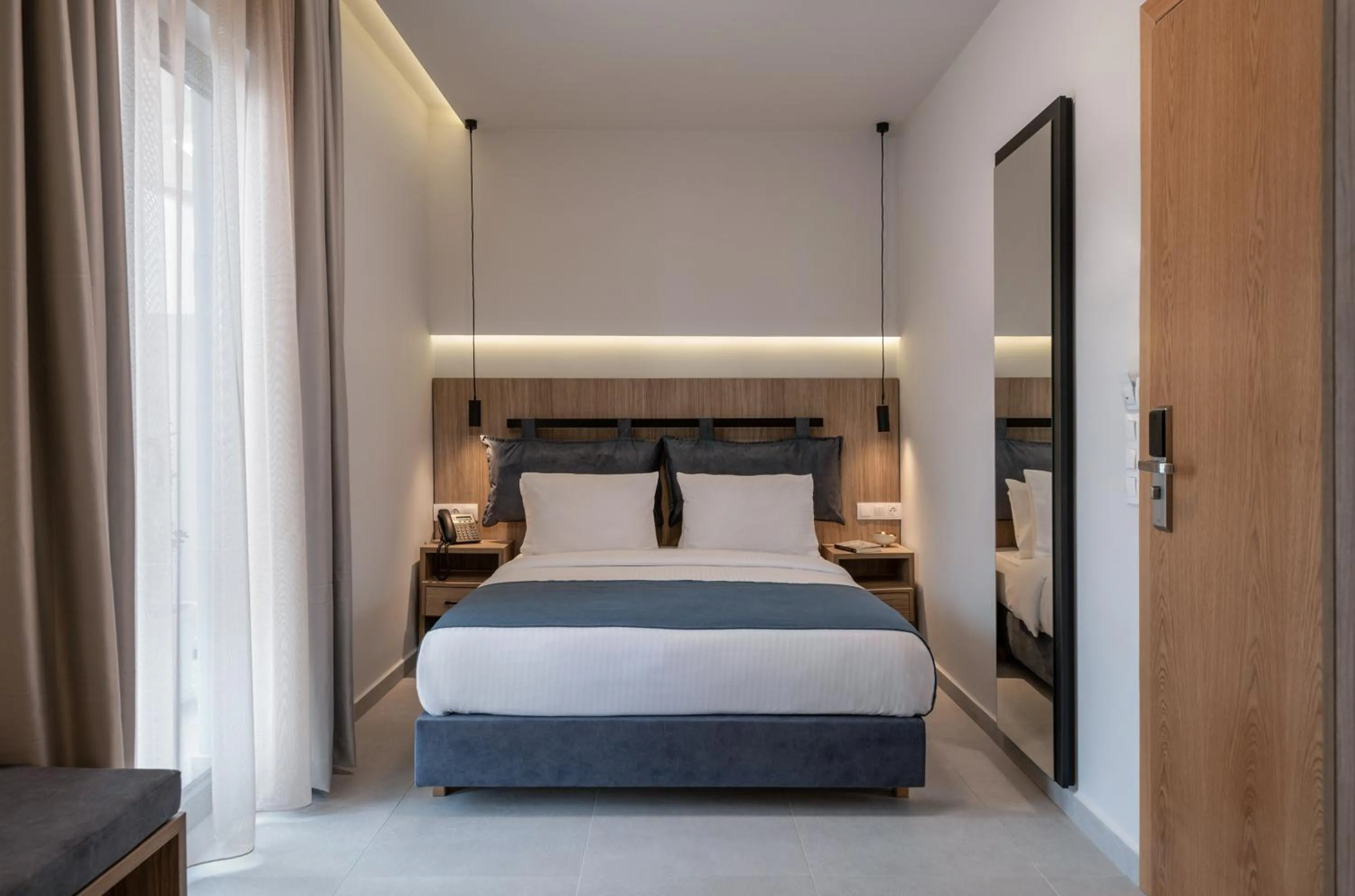 Bed in Morum City Hotel Chania