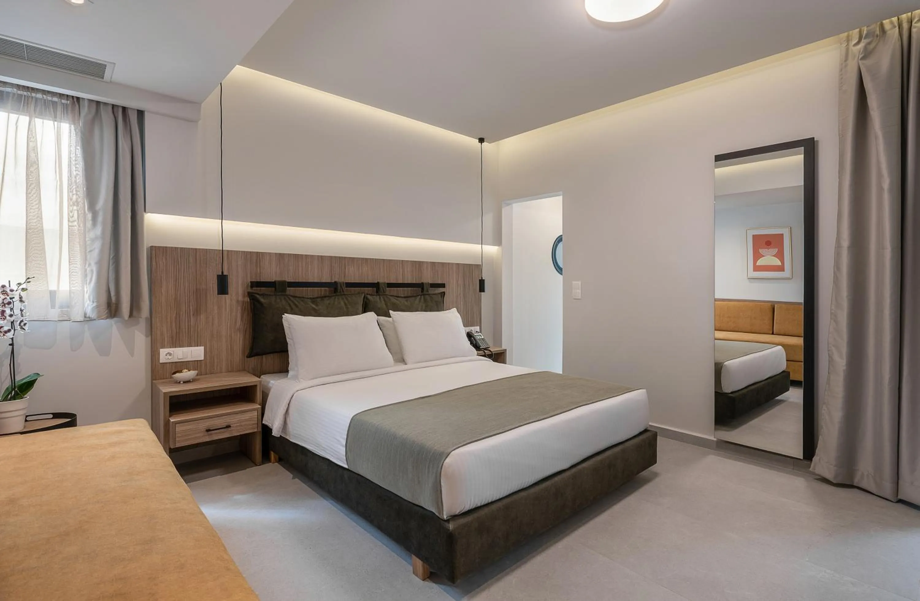 Bedroom, Bed in Morum City Hotel Chania