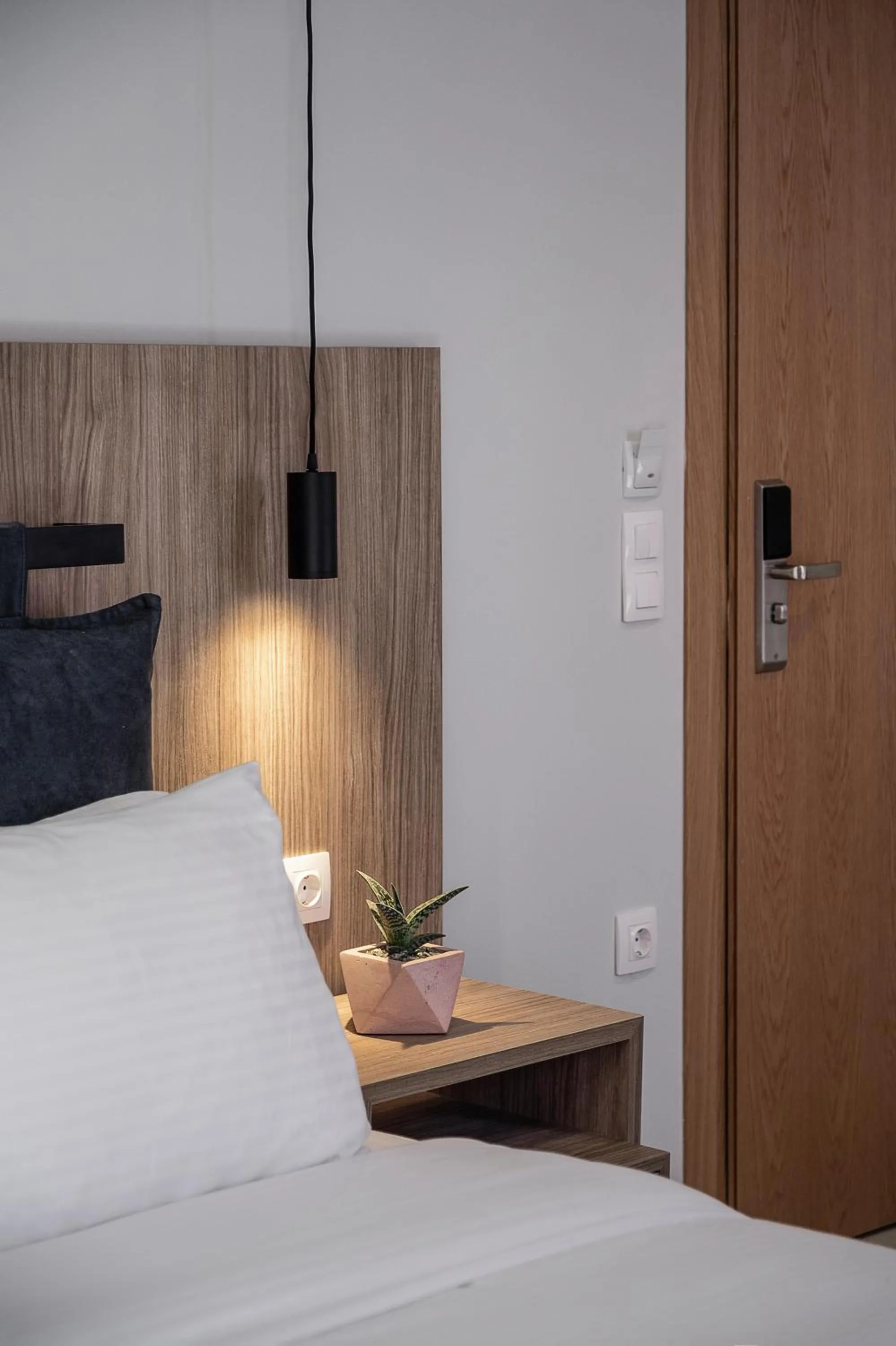 Bed in Morum City Hotel Chania