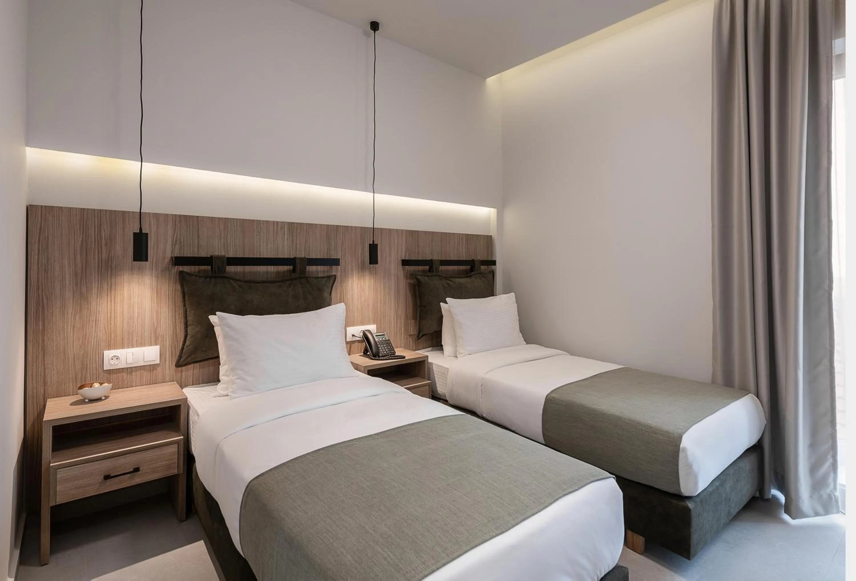 Bed in Morum City Hotel Chania