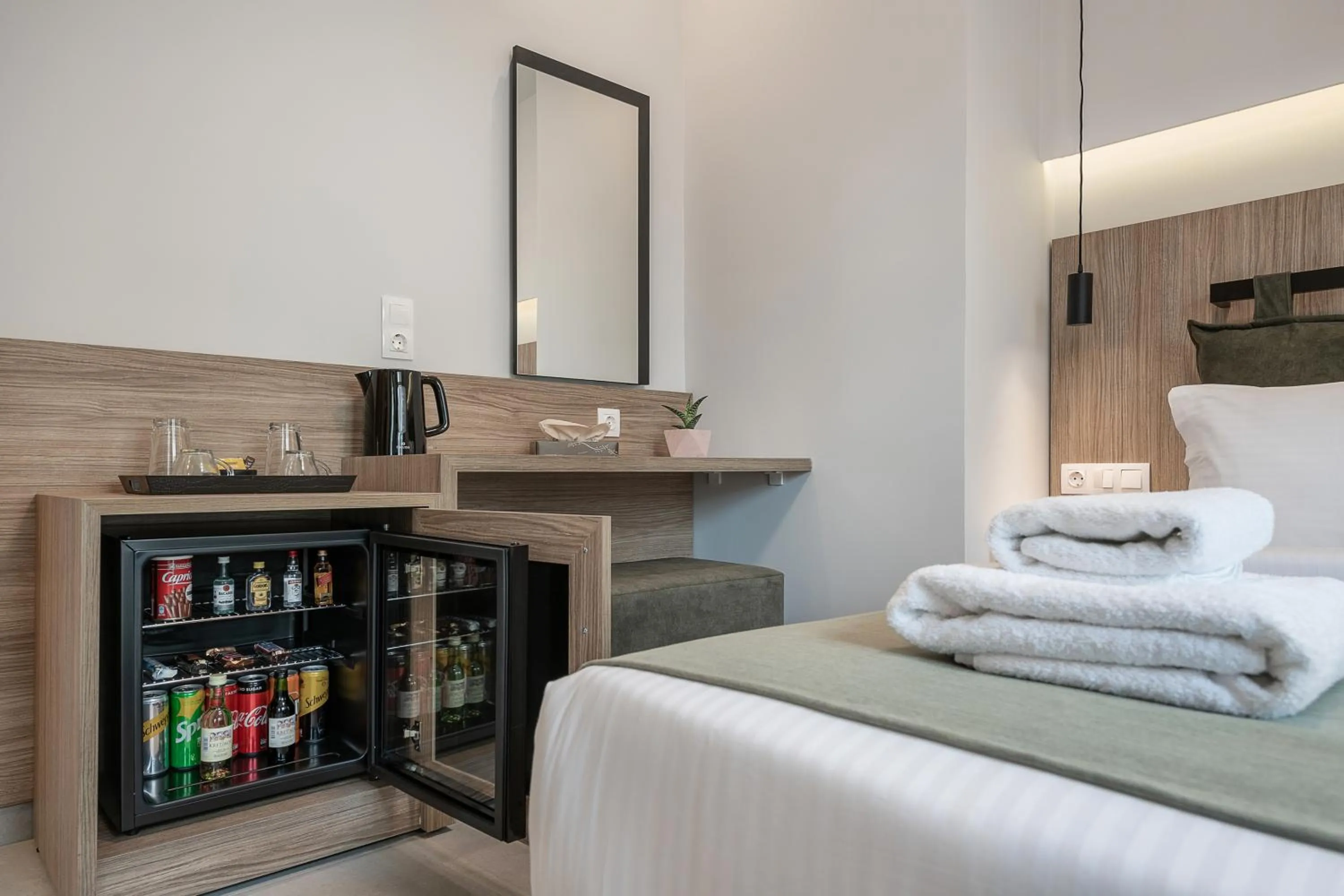 Photo of the whole room, Bed in Morum City Hotel Chania