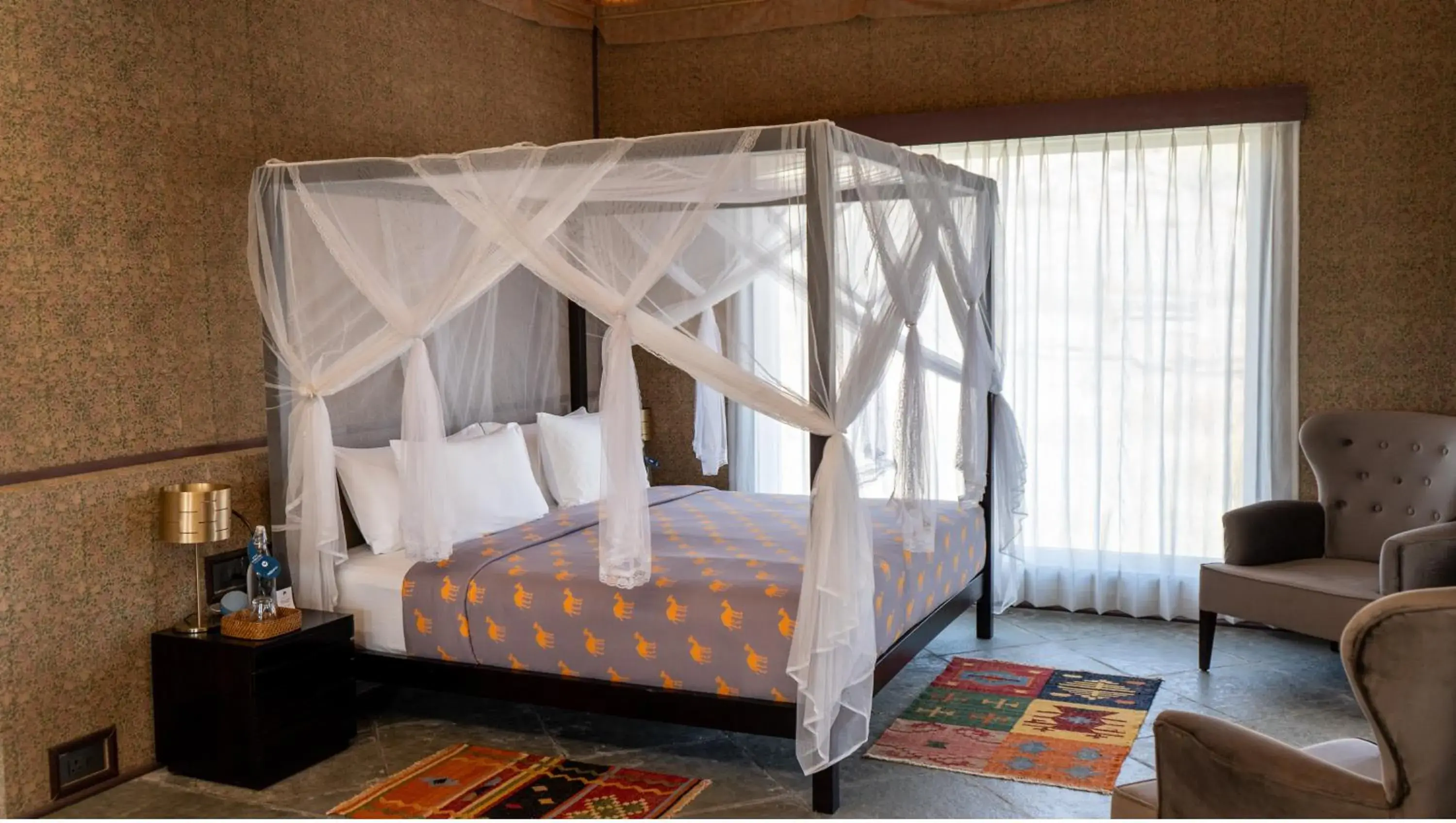 Bedroom, Bed in Brij Pola, Jawai - Luxury Jungle Camp with Private Pools Bedroom, Bed in Brij Pola, Jawai - Luxury Jungle Camp with Private Pools
