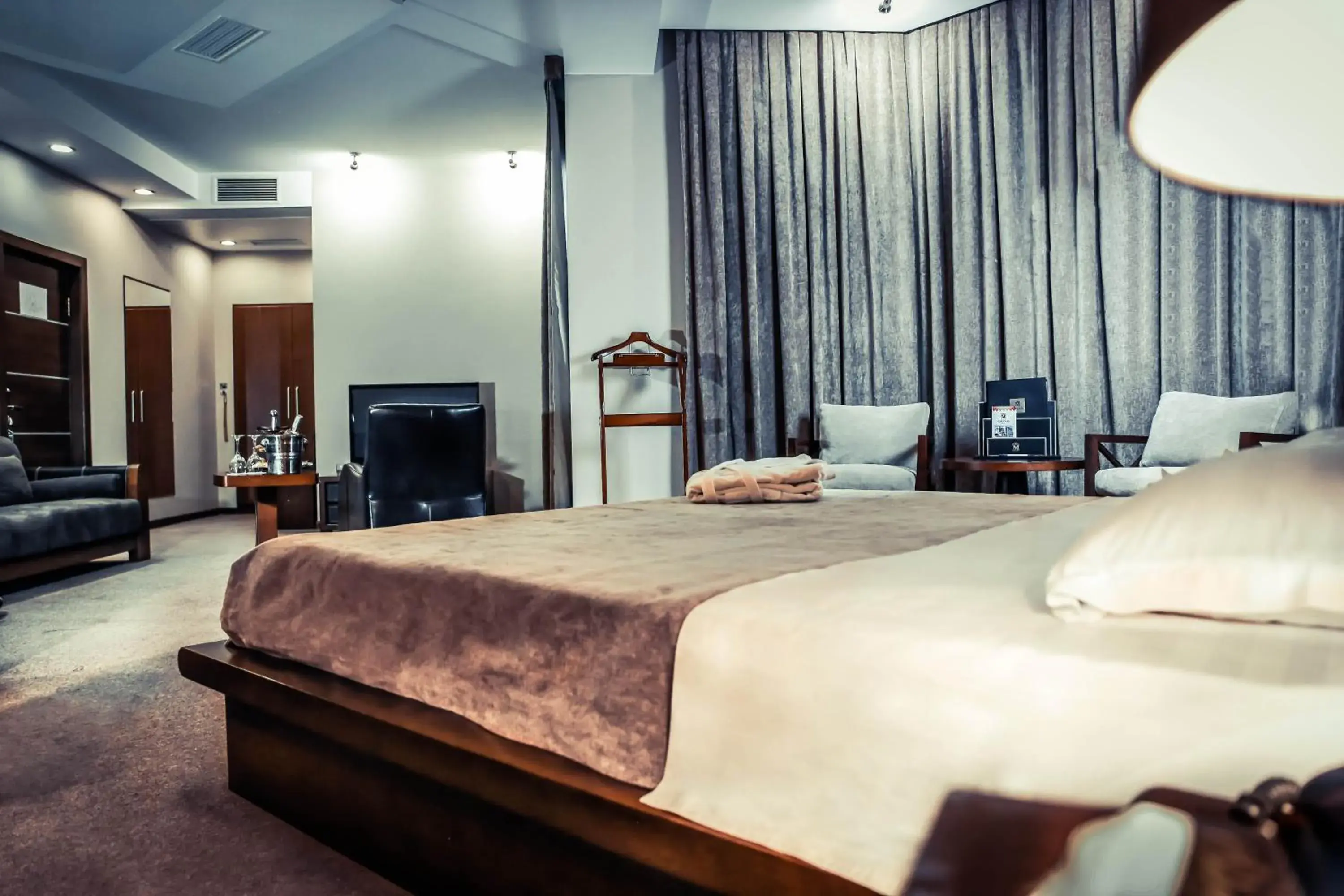 Photo of the whole room, Bed in Grand M Hotel Photo of the whole room, Bed in Grand M Hotel